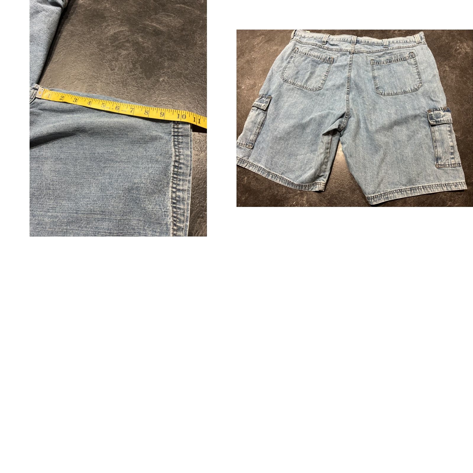 Wrangler Wrangler Denim Jean Shorts Cargo 46 Relaxed Fit Blue Men’s Y2K Size US 30 / EU 46 - 8 Thumbnail