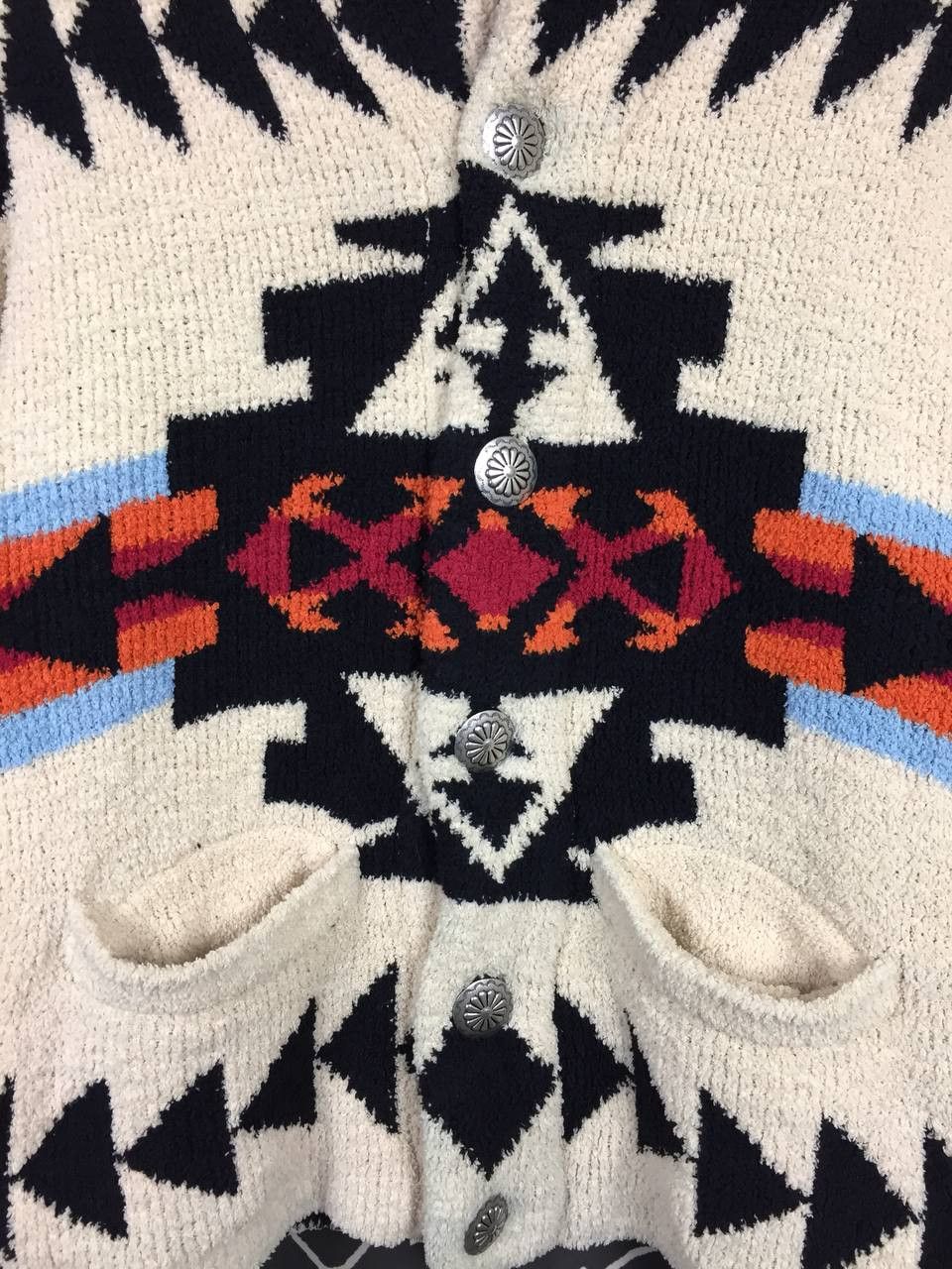 Vintage Life is Mocoa's Aztec Native Shawl Collar Cardigan Sweater Size US M / EU 48-50 / 2 - 6 Thumbnail