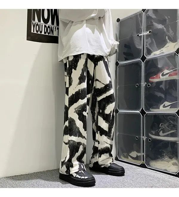 Jean Streetwear Tie-dye Jeans Size US 32 / EU 48 - 2 Thumbnail