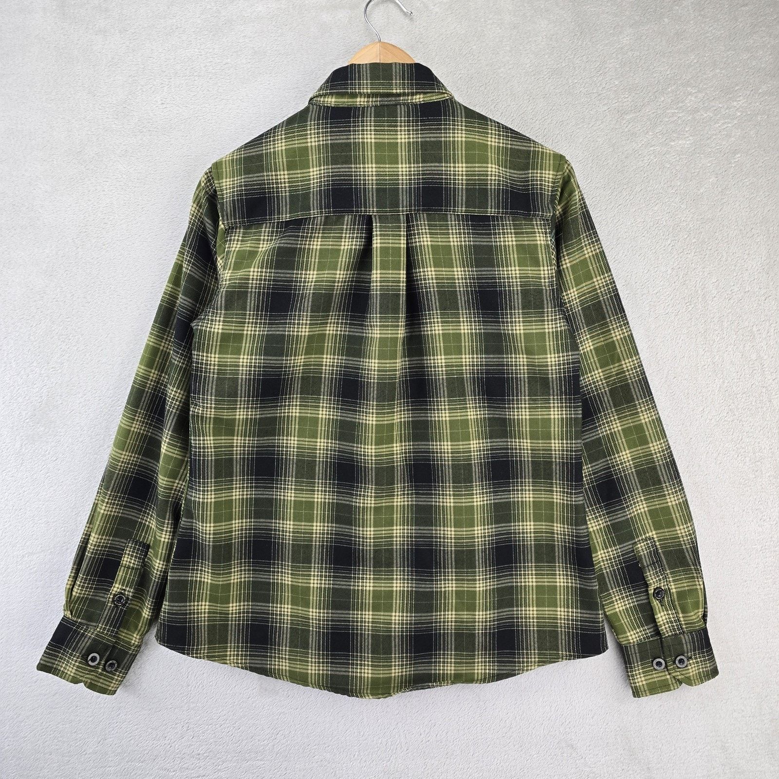 Dixxon Dixxon Action Flannel Shirt Womens Medium Green Black Plaid Size M / US 6-8 / IT 42-44 - 9 Thumbnail