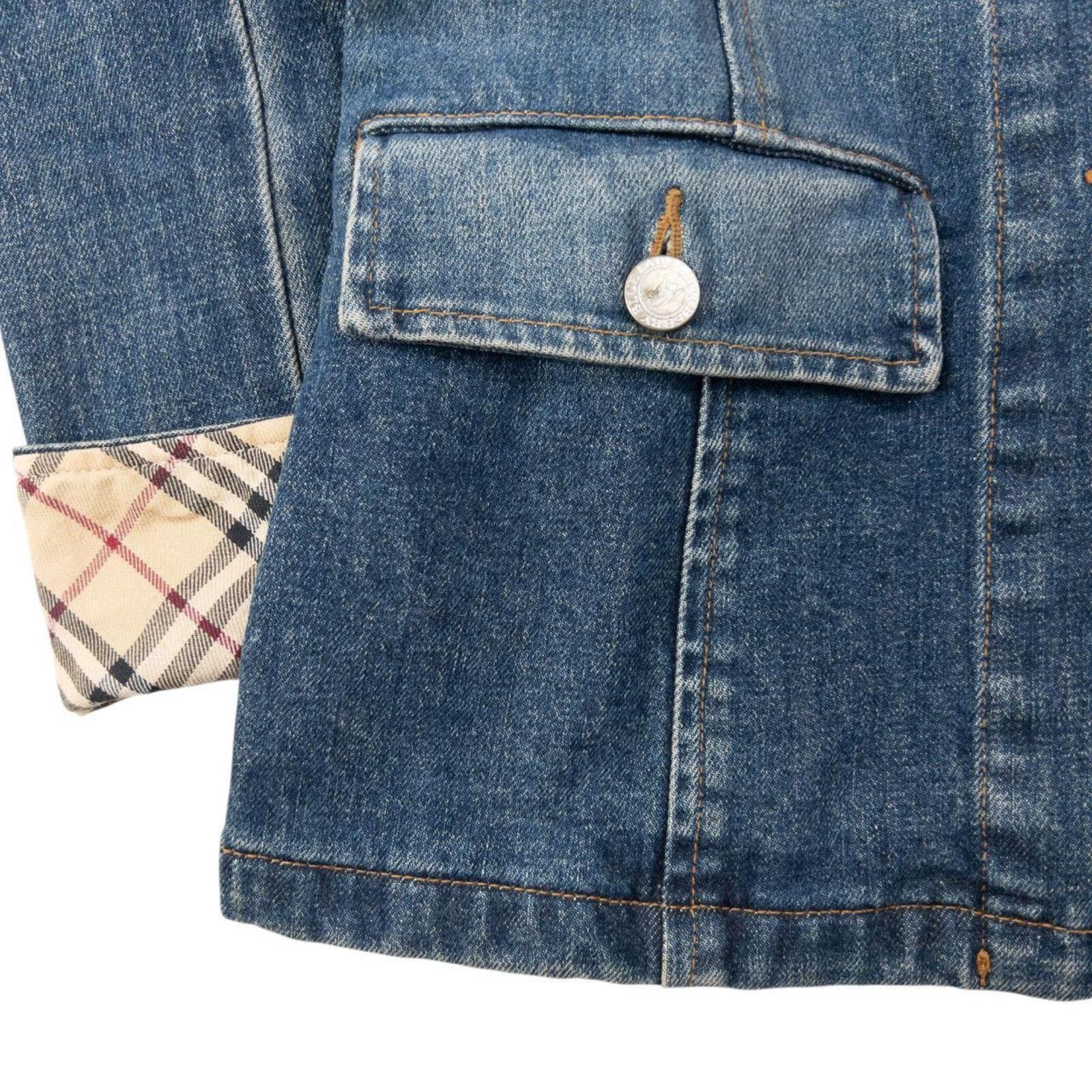 Burberry Vintage 2000s Burberry Blue Label Cuff Denim Jacket Size S Size S / US 4 / IT 40 - 5 Thumbnail