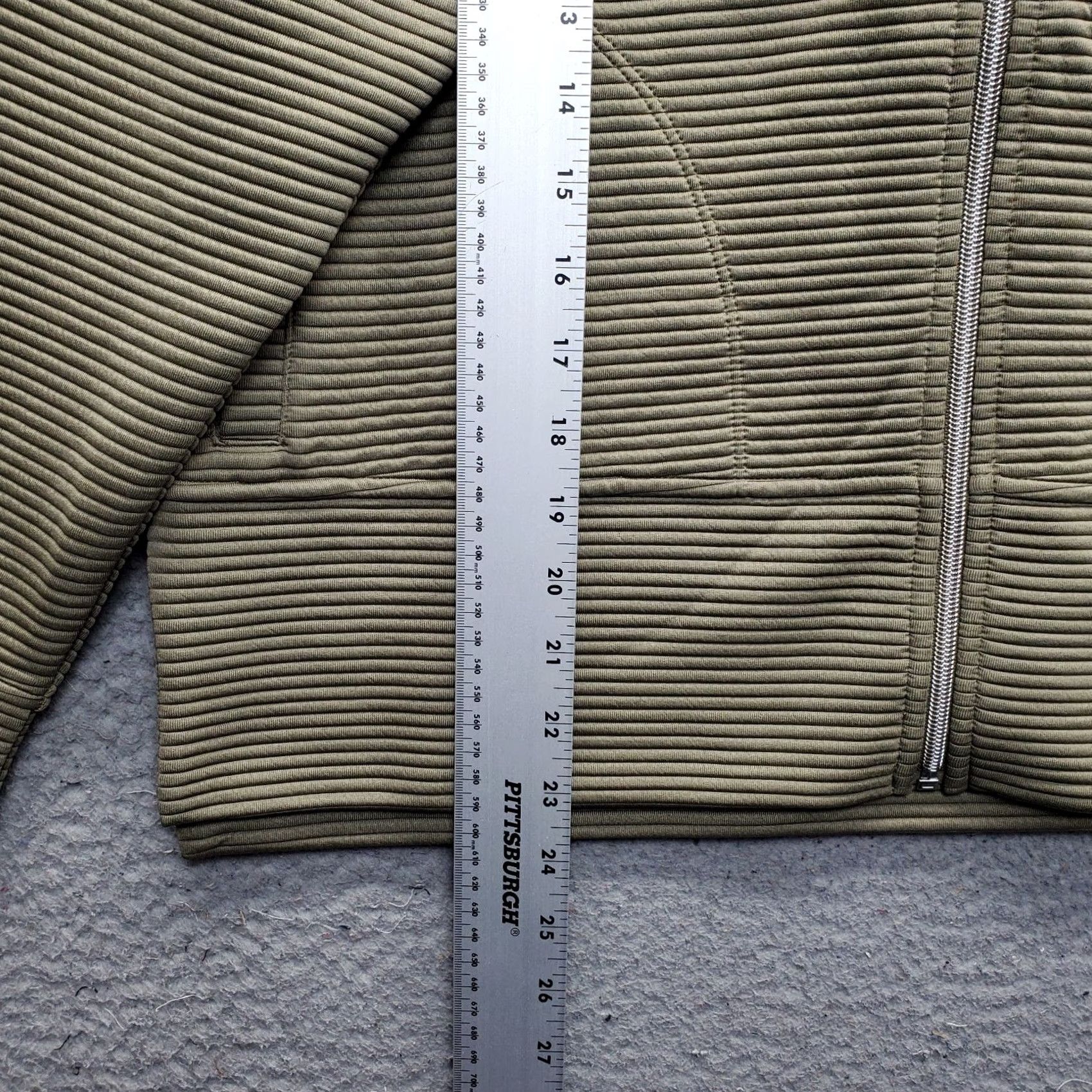 DKNY DKNY Womens Hooded Jacket Green Small - Size S - Pockets - Ribbed Soft Ottoman Tech - Casual Outerwear - Jacket Size S / US 4 / IT 40 - 3 Thumbnail