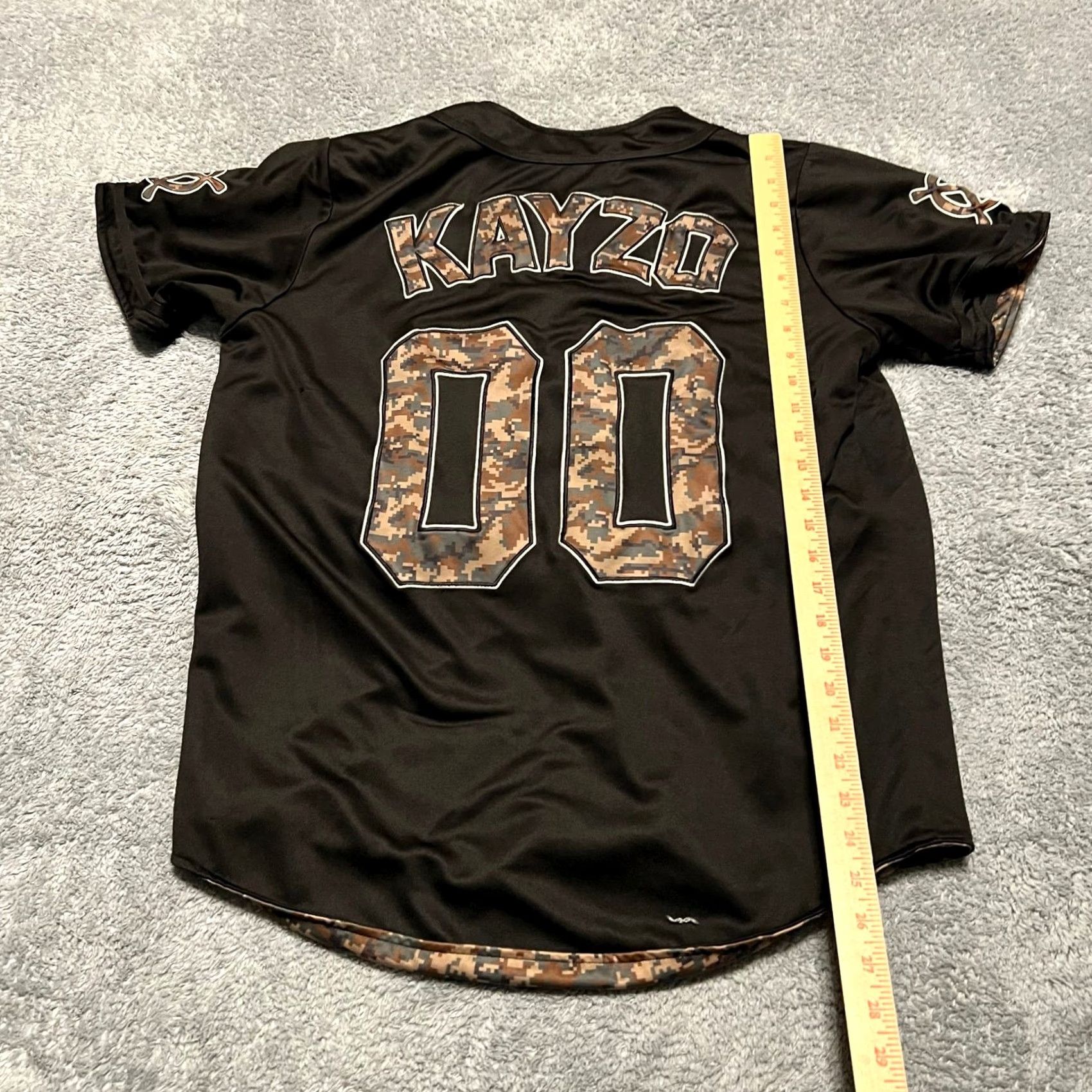 Vintage Kayzo Unleashed Jersey Mens Medium 00 Camo Reversible Button Shirt Y2K Size US M / EU 48-50 / 2 - 7 Thumbnail