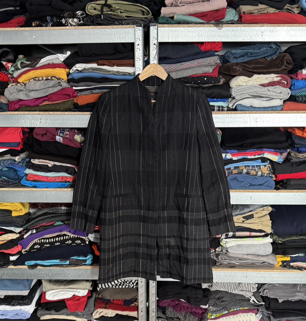 Etro Etro 42size striped wool coat long jacket button up casual Size M / US 6-8 / IT 42-44 - 18 Thumbnail
