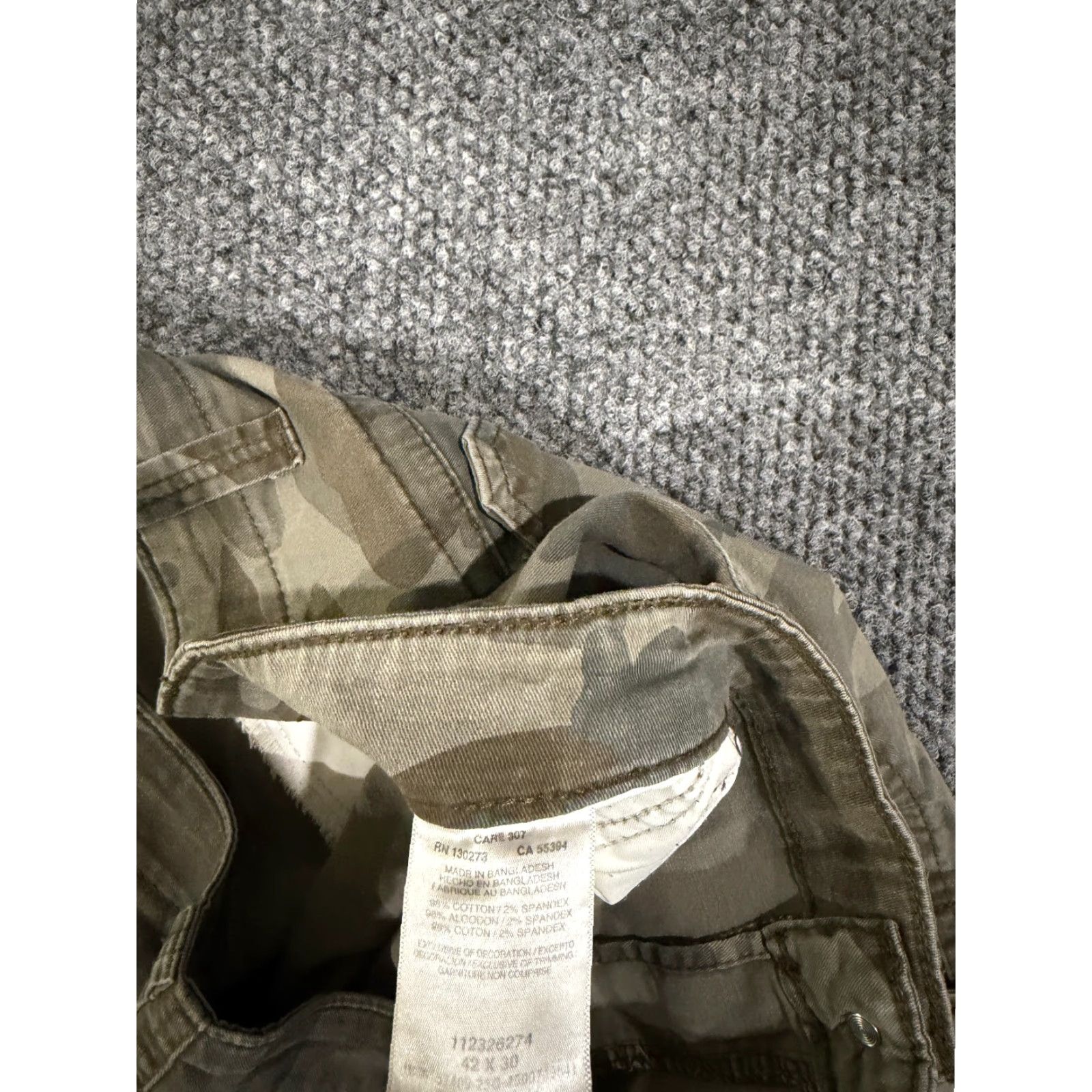 Wrangler Wrangler Jeans Cargo Pants Camouflage Beige 42 Mens Regular 5-Pocket Denim Inseam 30 Tactical Utility Cowboy Size US 42 / EU 58 - 2 Thumbnail