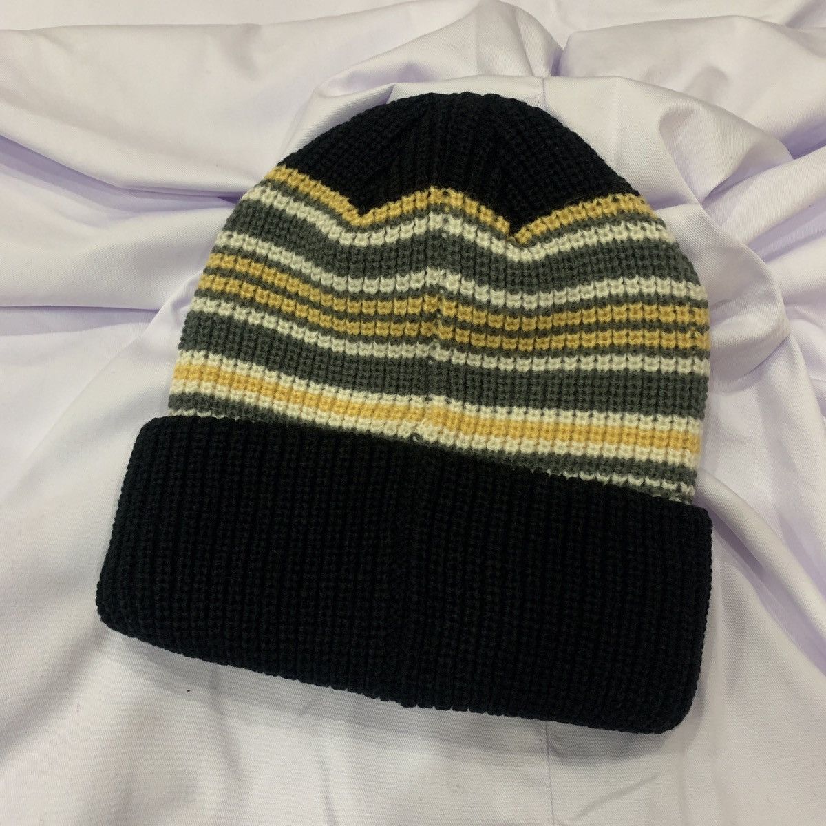 Stussy × Vintage Stussy Striped Cuff Beanie Size ONE SIZE - 3 Thumbnail