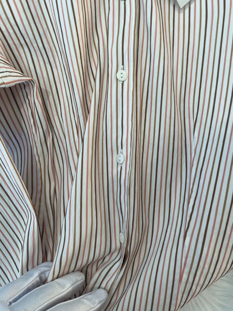 Loro Piana LORO PIANA Striped cotton shirt Size XL / US 12-14 / IT 48-50 - 6 Thumbnail