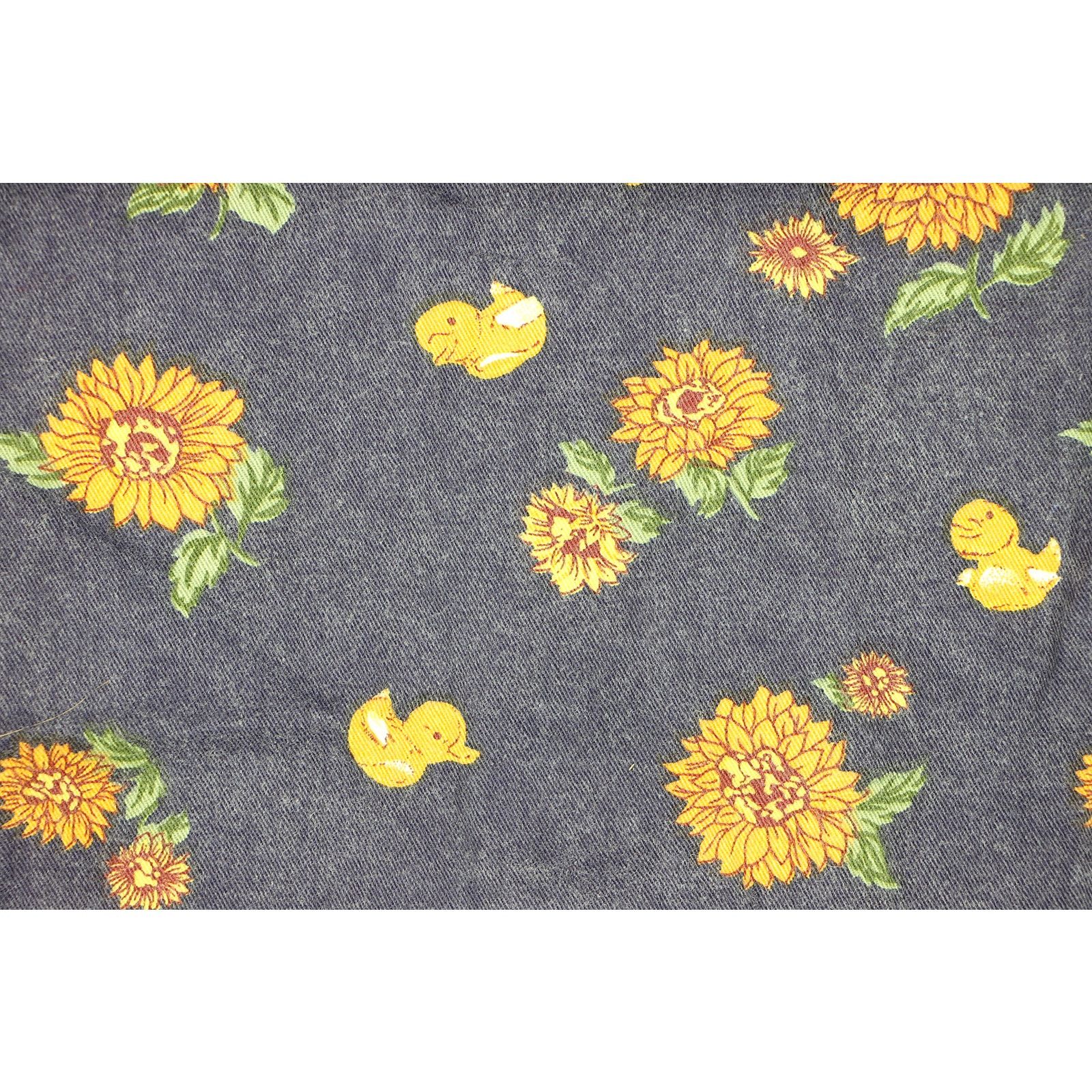 Other 90s Vintage Sunflower Duck Print Denim Shirt L Size L / US 10 / IT 46 - 8 Thumbnail