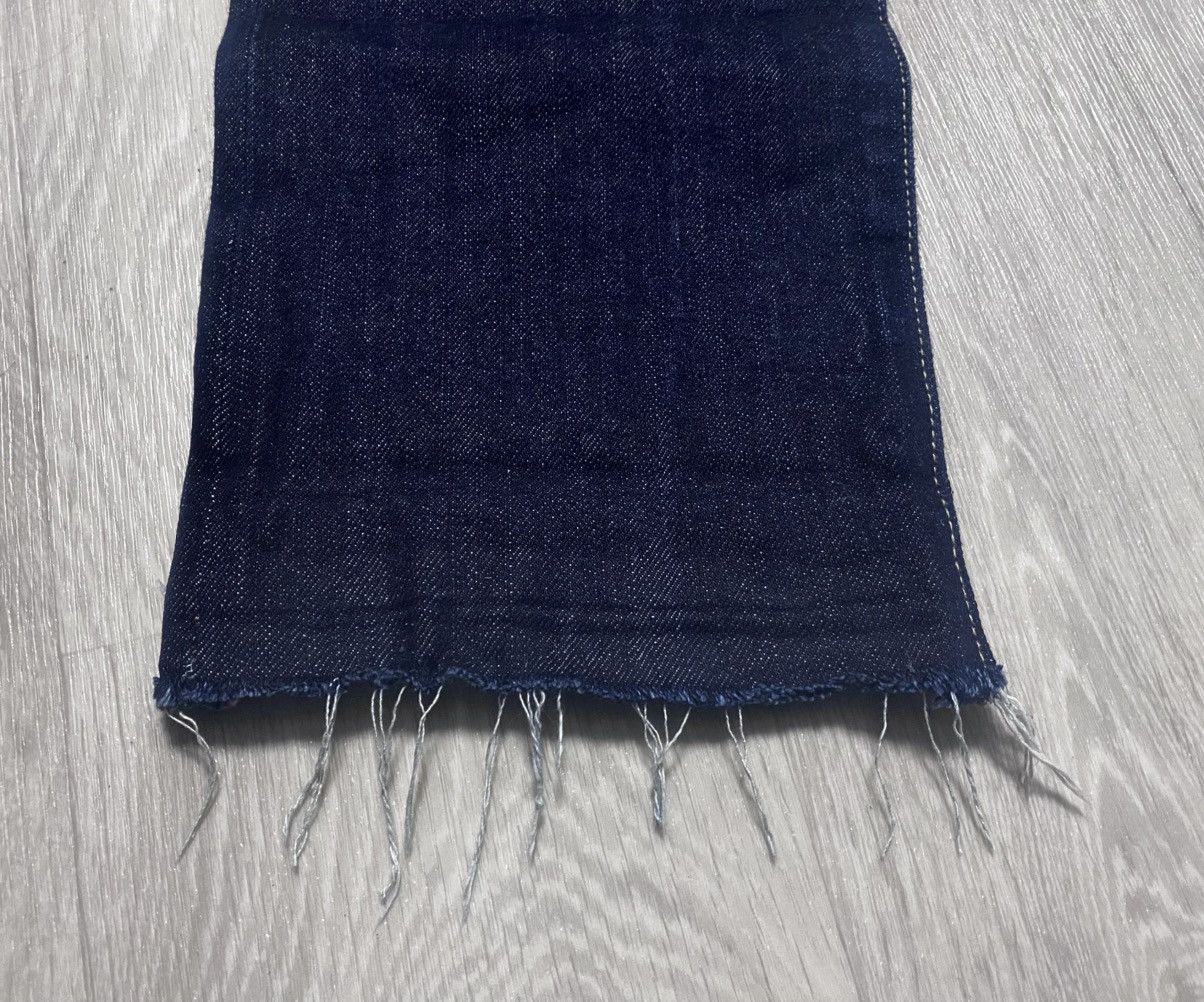 YMC YMC You Must Create Red Selvage Denim Cropped Faded Jeans Size US 29 - 8 Thumbnail