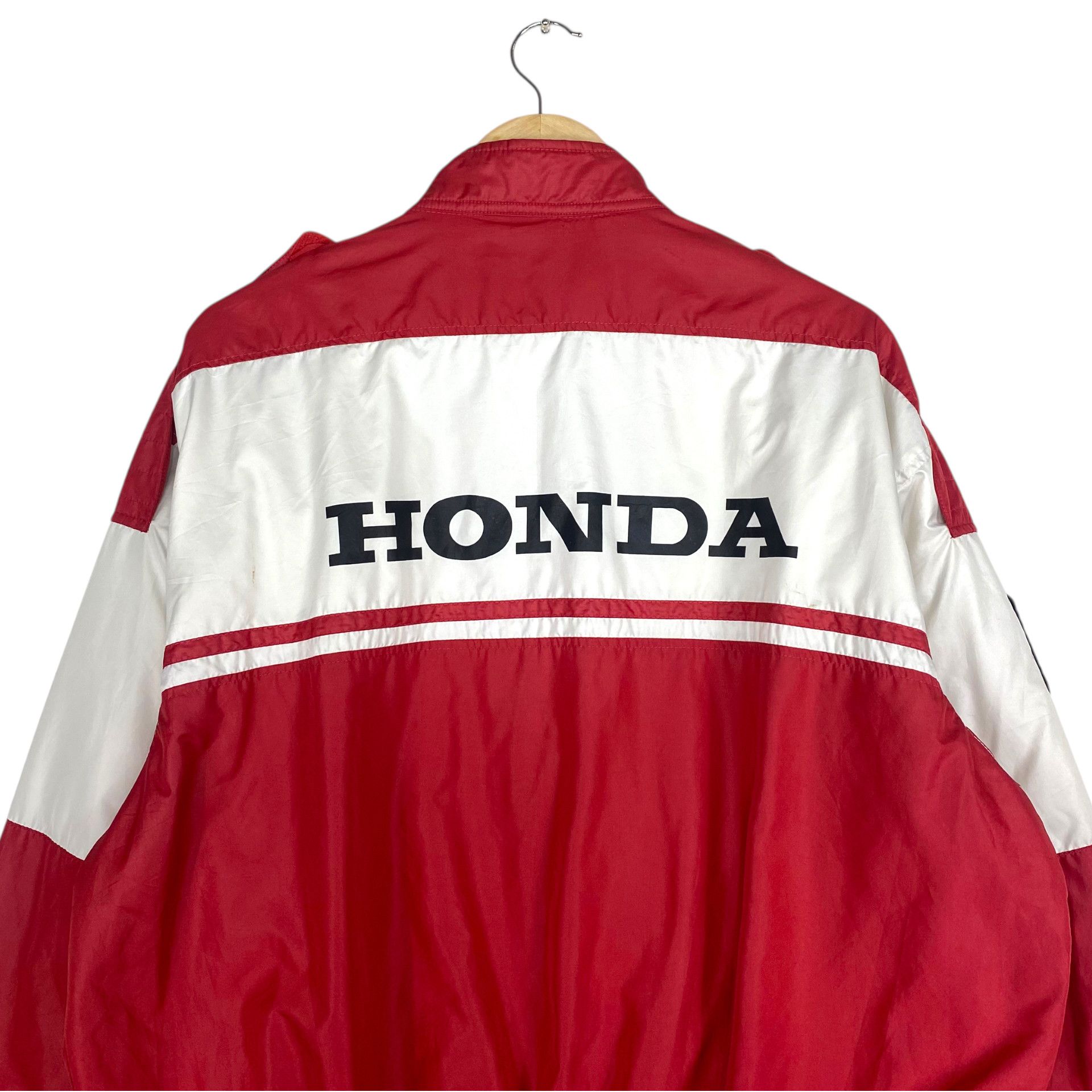 Honda 💥 80s HONDA MUGEN JAPAN RACING BOMBER JACKET Size US XXL / EU 58 / 5 - 7 Thumbnail
