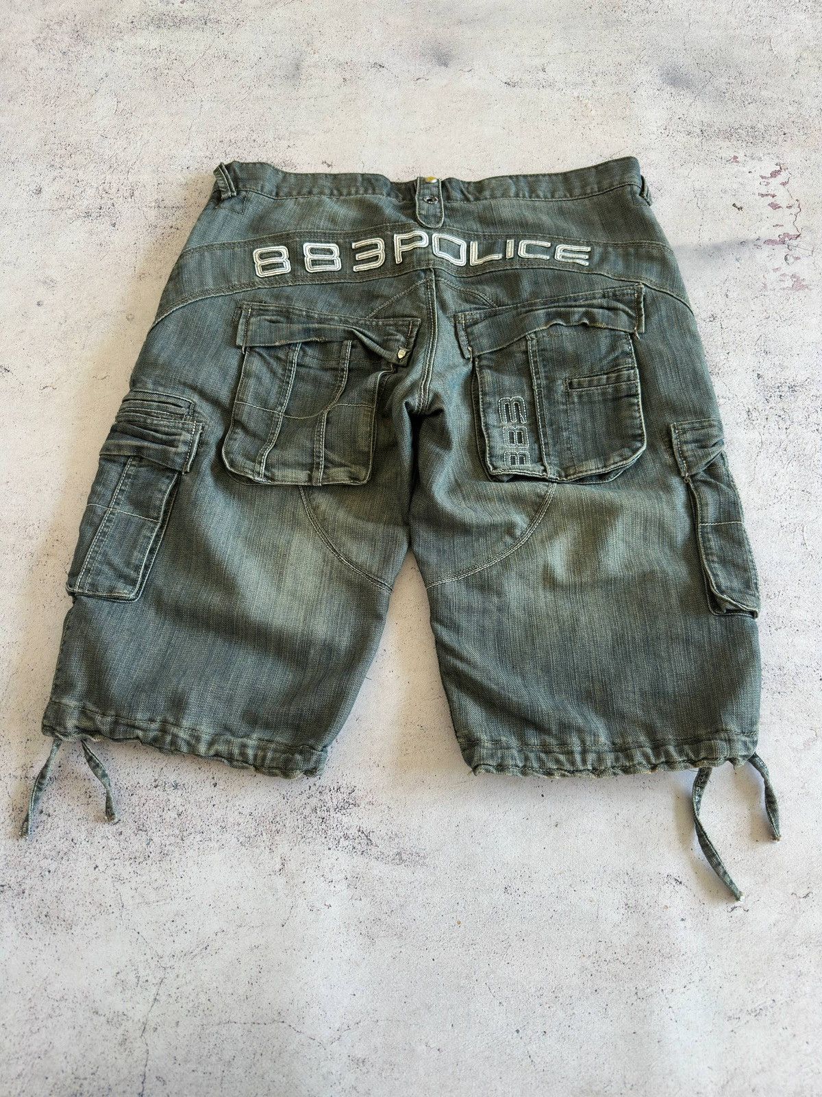 Other 883 Police Denim Cargo Multi Pocket Shorts Size 36 Size US 36 / EU 52 - 1 Thumbnail