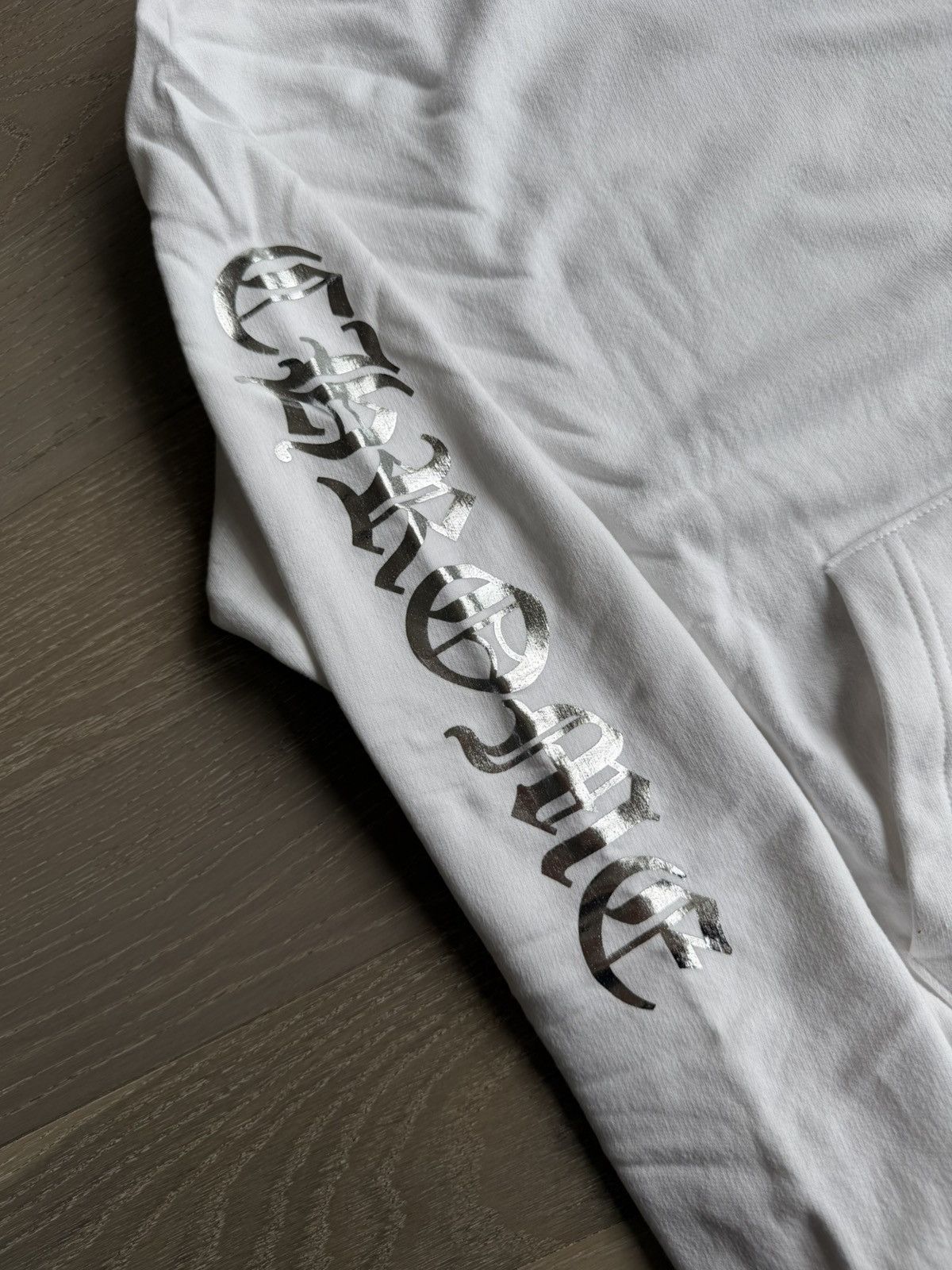 Chrome Hearts SMALL CHROME HEARTS WHITE FOIL PRINT HOODIE RARE ✅❤️ NEW 2026 Size US S / EU 44-46 / 1 - 3 Thumbnail