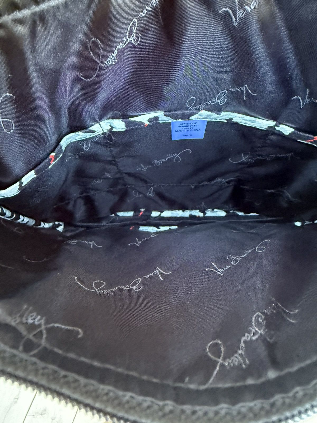 Vera Bradley Vera Bradley Crossbody Hipster Scottie Dog Black White Size ONE SIZE - 6 Thumbnail