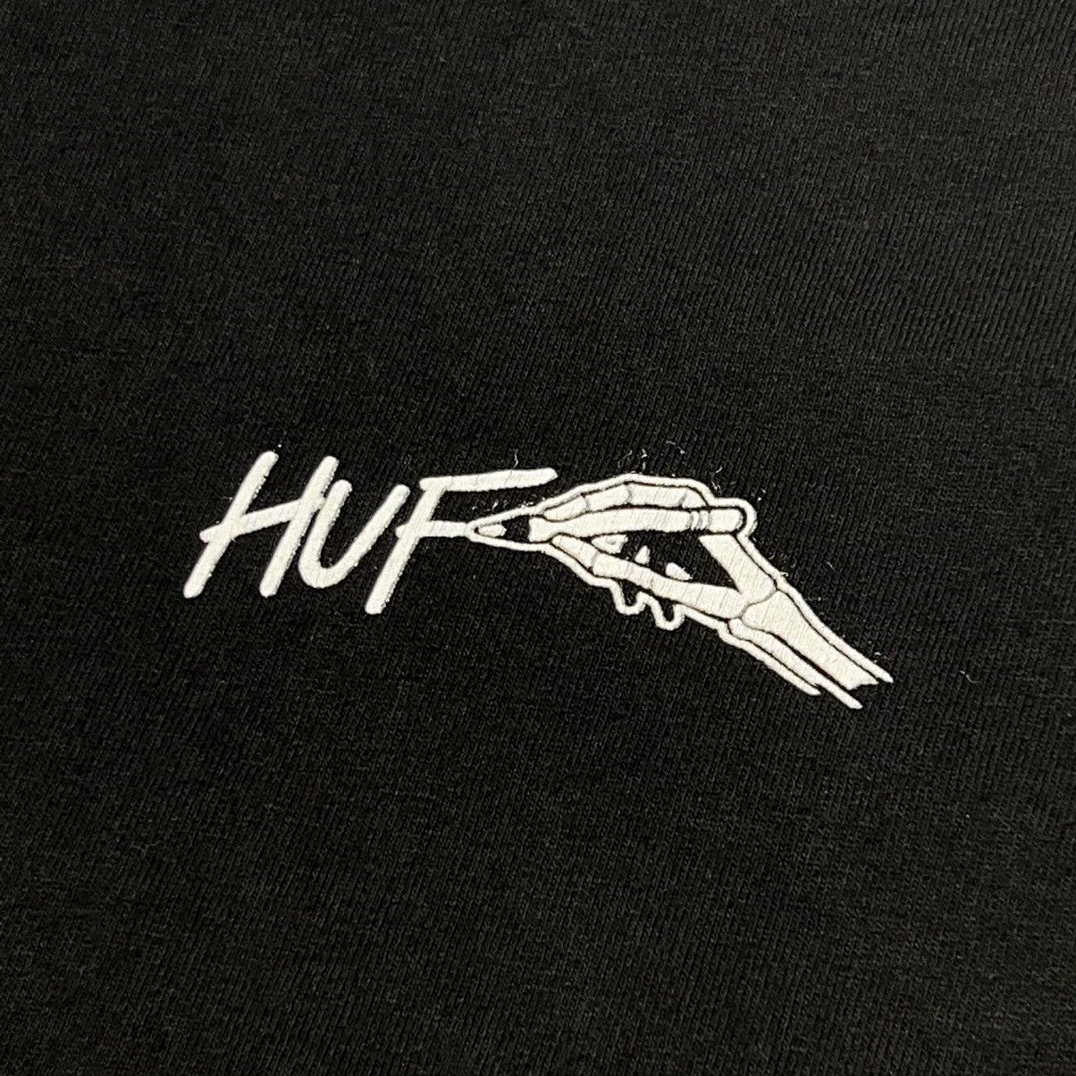 Huf HUF Skull Tee Shirt Black Long Sleeve Finger Skate Logo Size US M / EU 48-50 / 2 - 5 Thumbnail