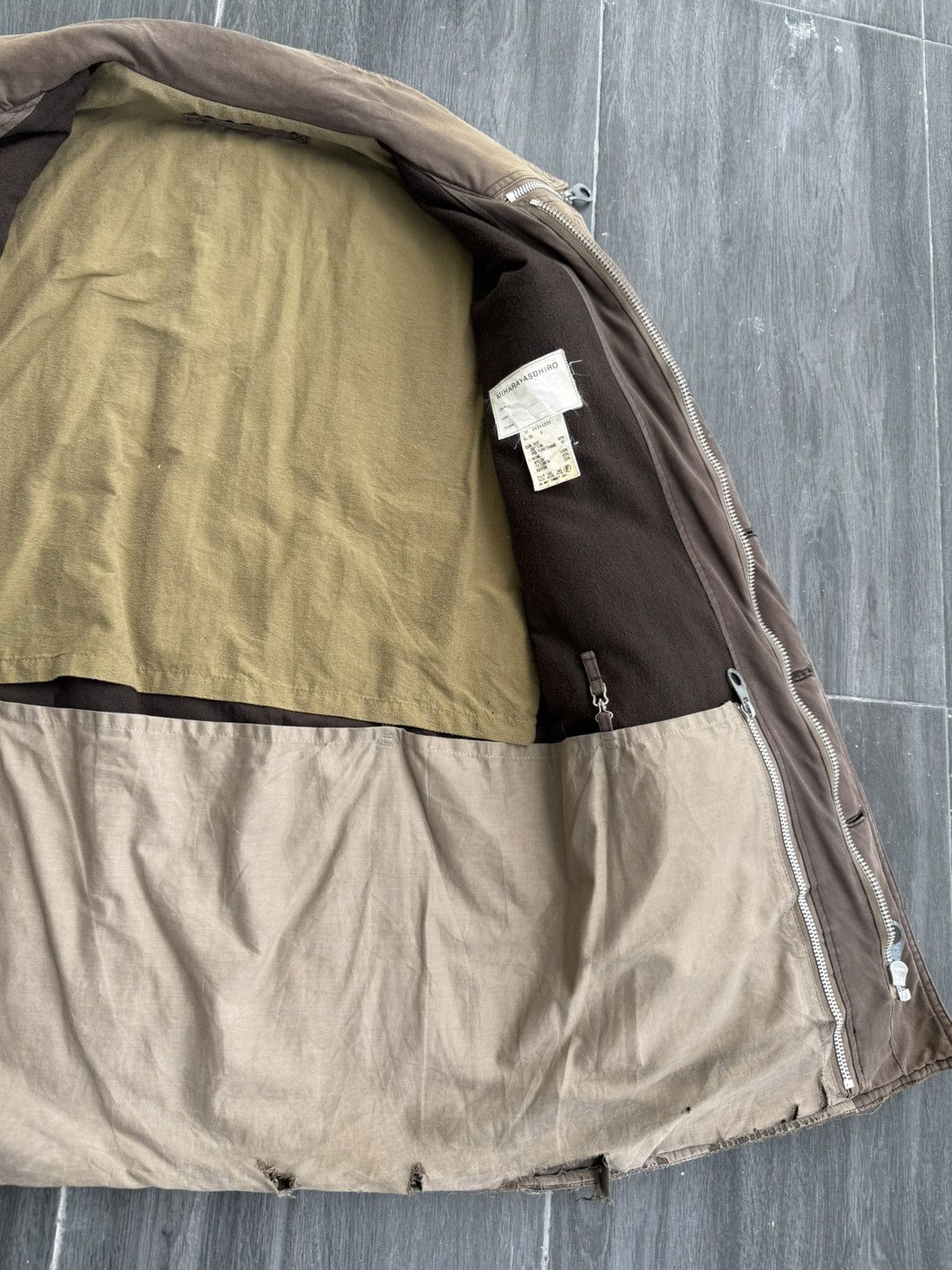 Maison MIHARA YASUHIRO SS04 Distress Maison Mihara Yasuhiro Survival/Hunting Jacket Size US S / EU 44-46 / 1 - 12 Thumbnail