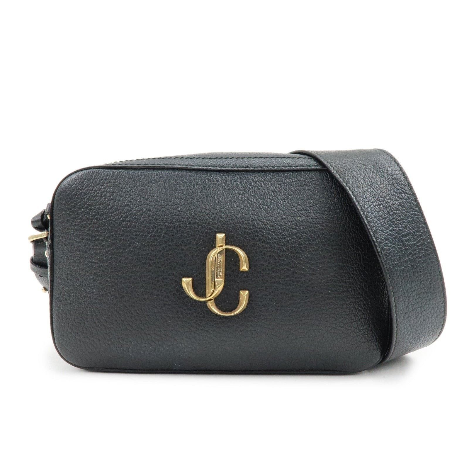 Jimmy Choo Jimmy Choo Varenne Camera Calfskin Crossbody Bag Black Size ONE SIZE - 1 Thumbnail