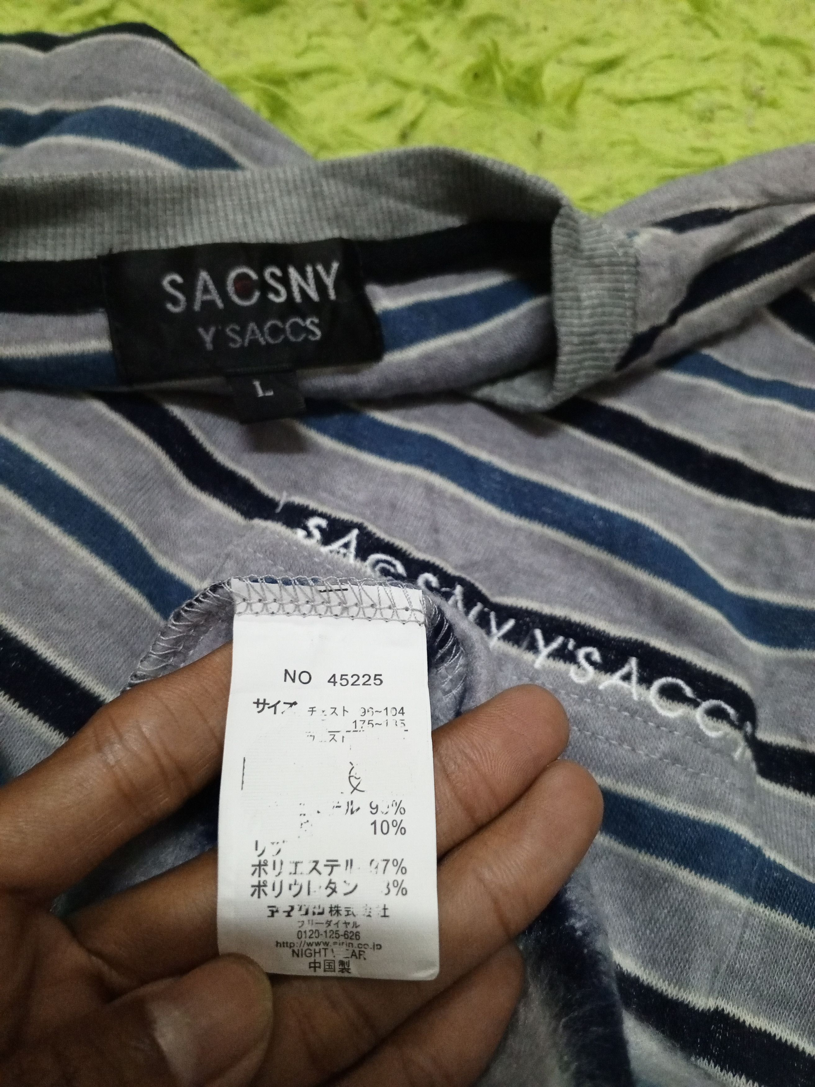 Y's × Y's for Men Y'SACCOS SACSNY Y'S LONG SLEEVE Size US L / EU 52-54 / 3 - 12 Thumbnail