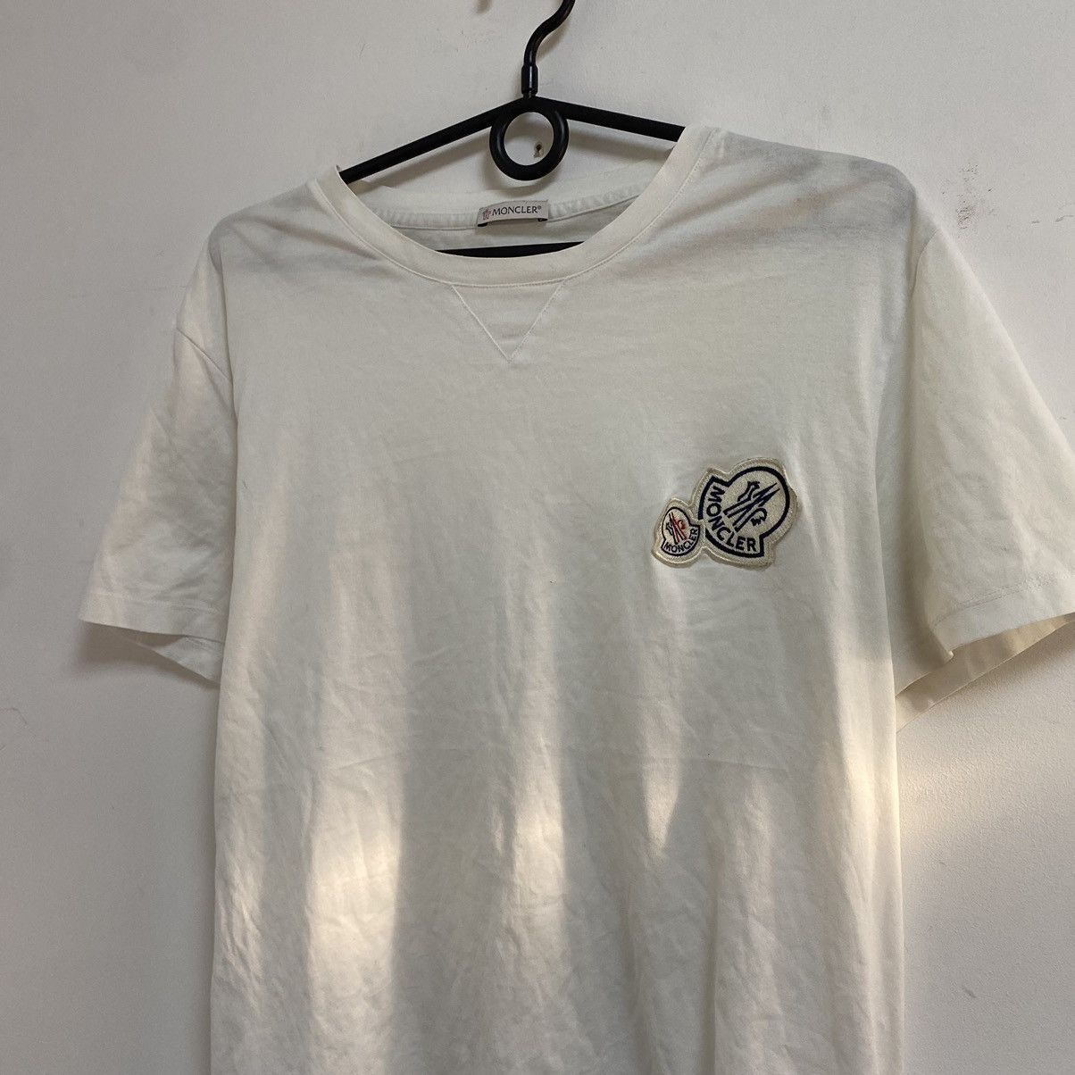 Moncler White moncler shirt Size US L / EU 52-54 / 3 - 2 Thumbnail