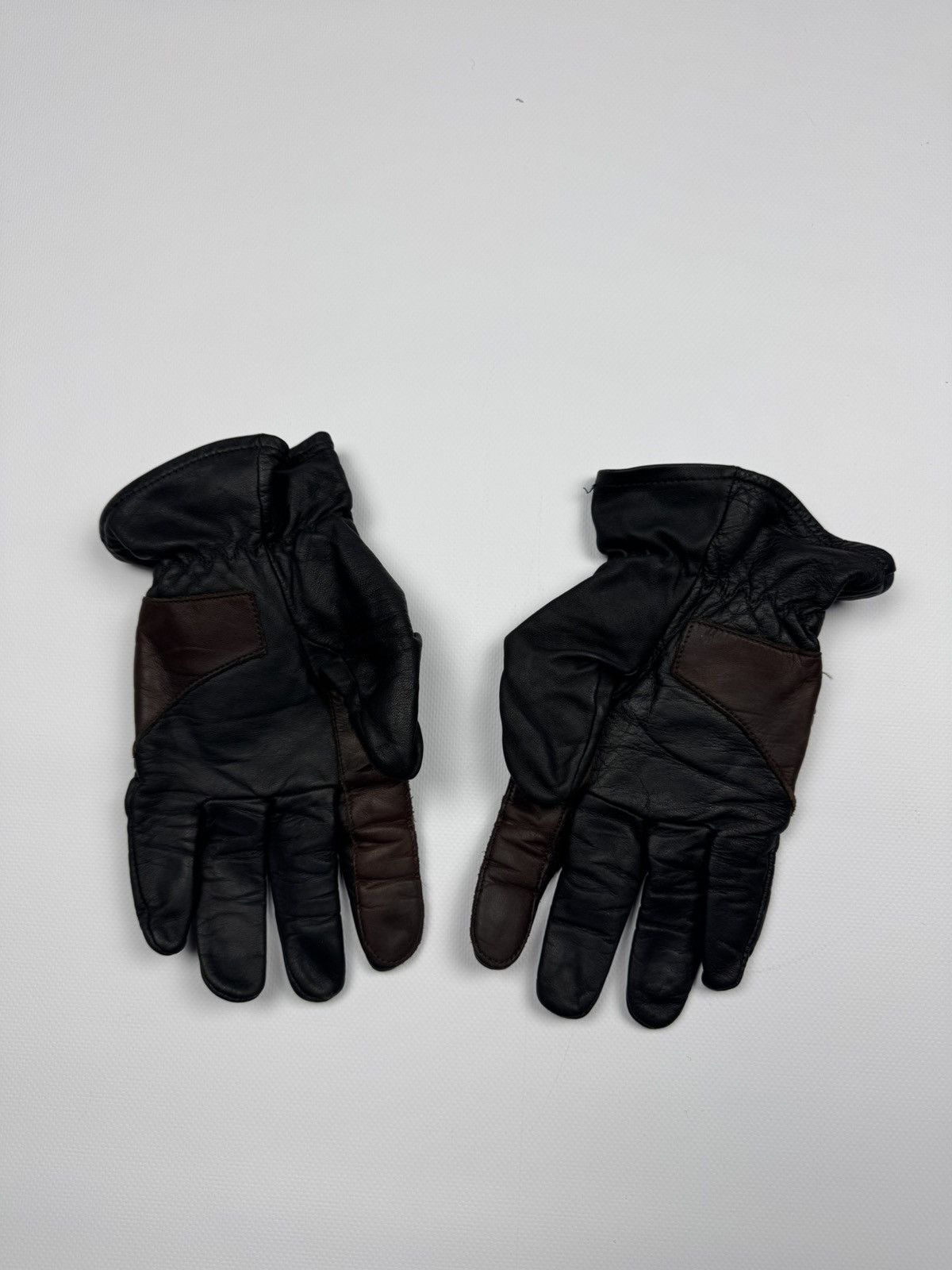 Vintage Vintage Biker Leather Gloves Size 36 - 3 Thumbnail