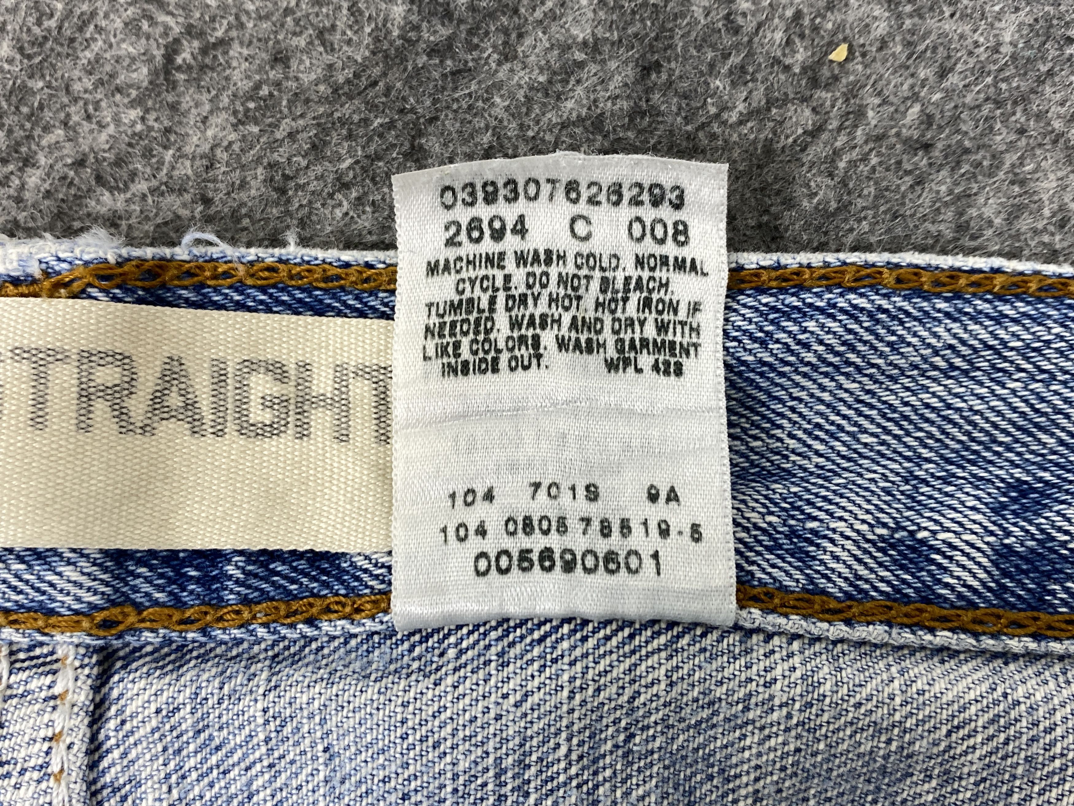 Vintage Light Blue Wash Vintage Levi's 569 38x35.5 Denim -JN1825 Size US 38 / EU 54 - 8 Thumbnail