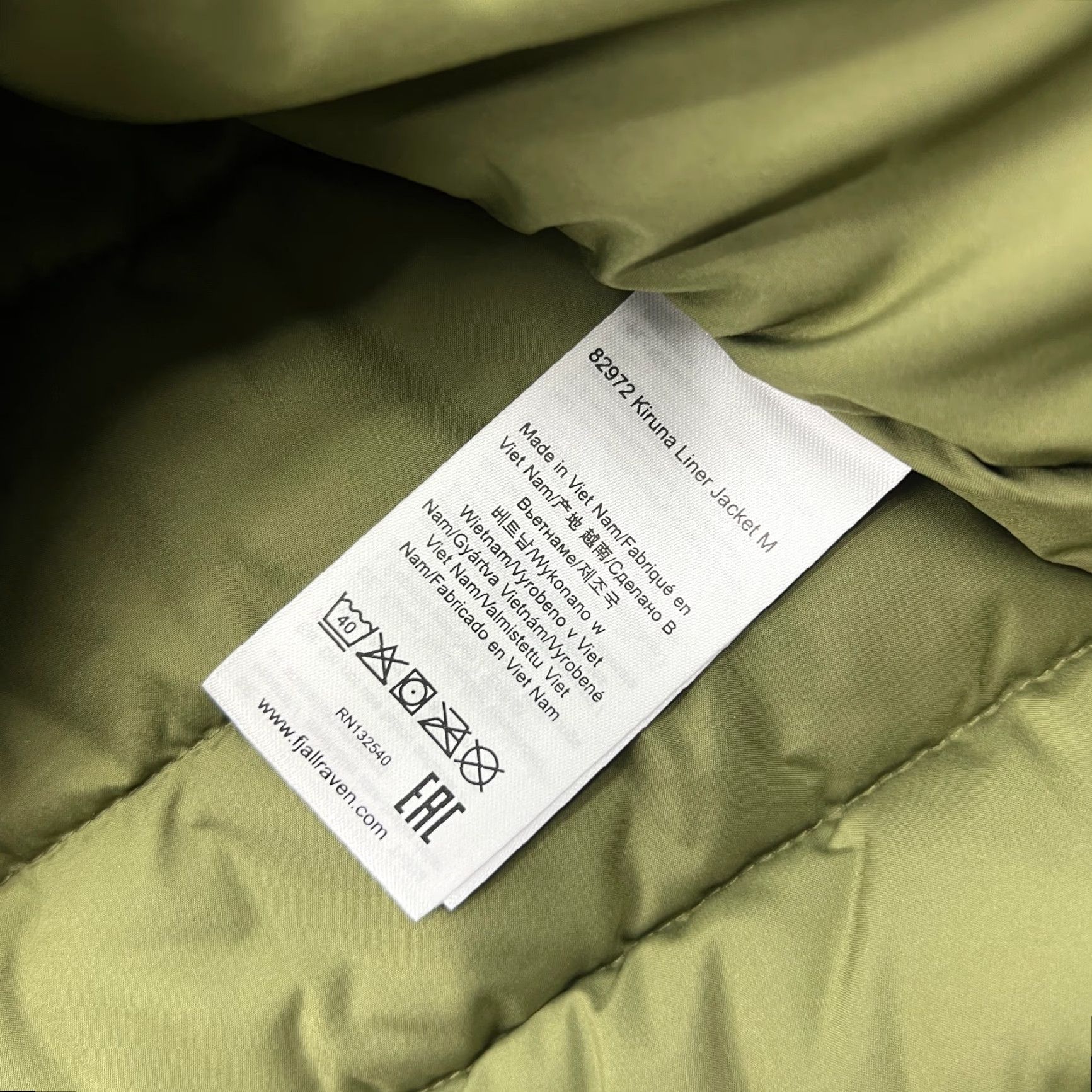 Vintage Fjallraven Kiruna Liner Jacket Mens Small Green Full Zip Puffer Insulated Shirt? Size US S / EU 44-46 / 1 - 5 Thumbnail
