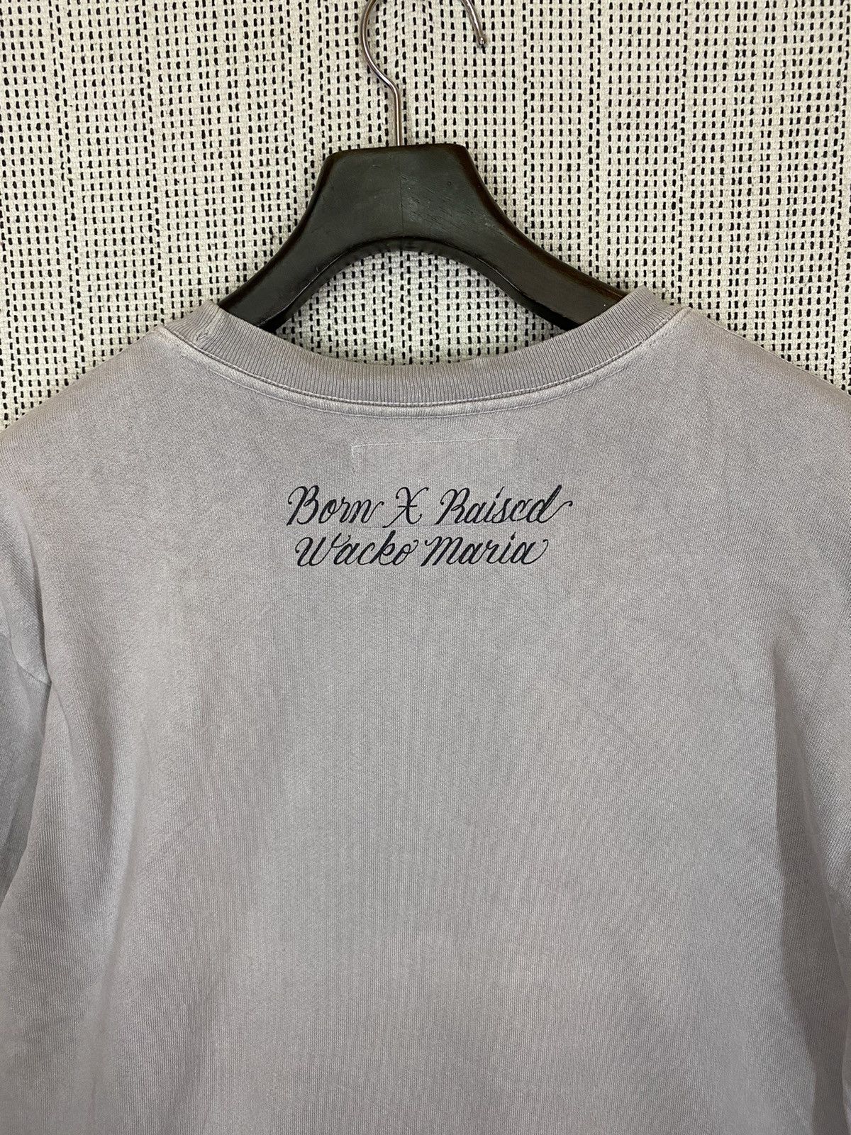 Wacko Maria ‼️wacko maria x born x raised sweatshirt distressed sunfaded Size US L / EU 52-54 / 3 - 5 Thumbnail