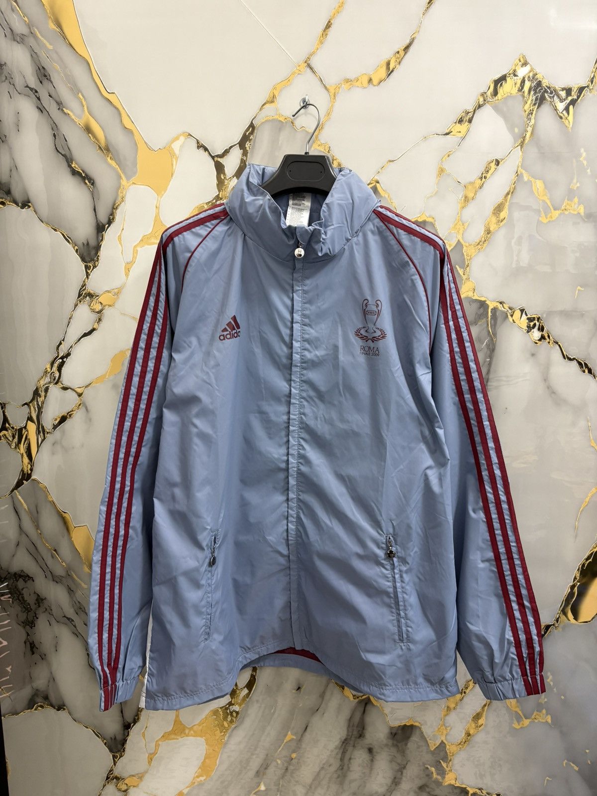Adidas Windbreaker jacket champions league final 2009 NEW size L Size US L / EU 52-54 / 3 - 1 Thumbnail