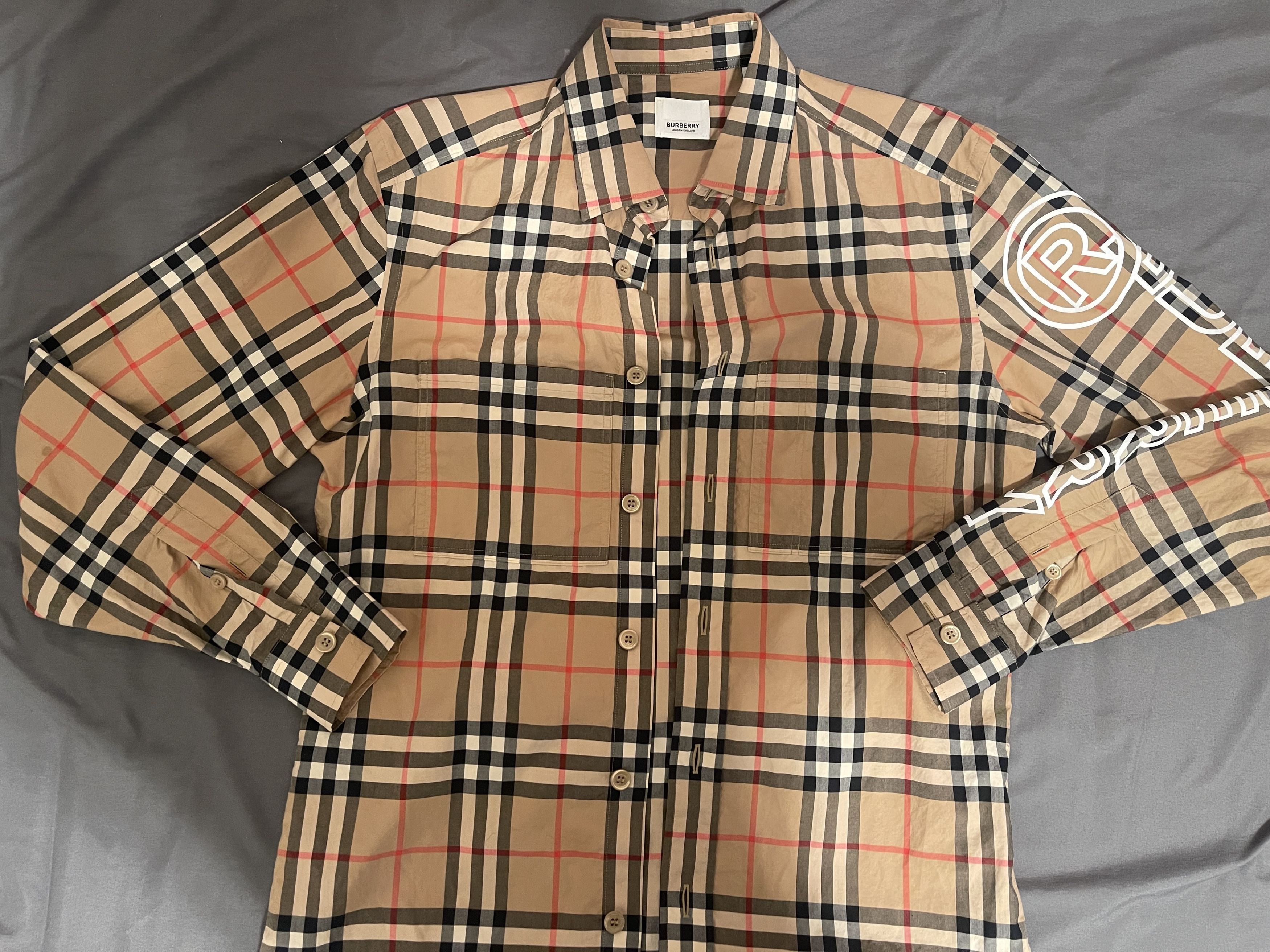 Burberry Burberry Check Cotton Poplin Shirt men XS MSRP $600 Size US XS / EU 42 / 0 - 1 Thumbnail