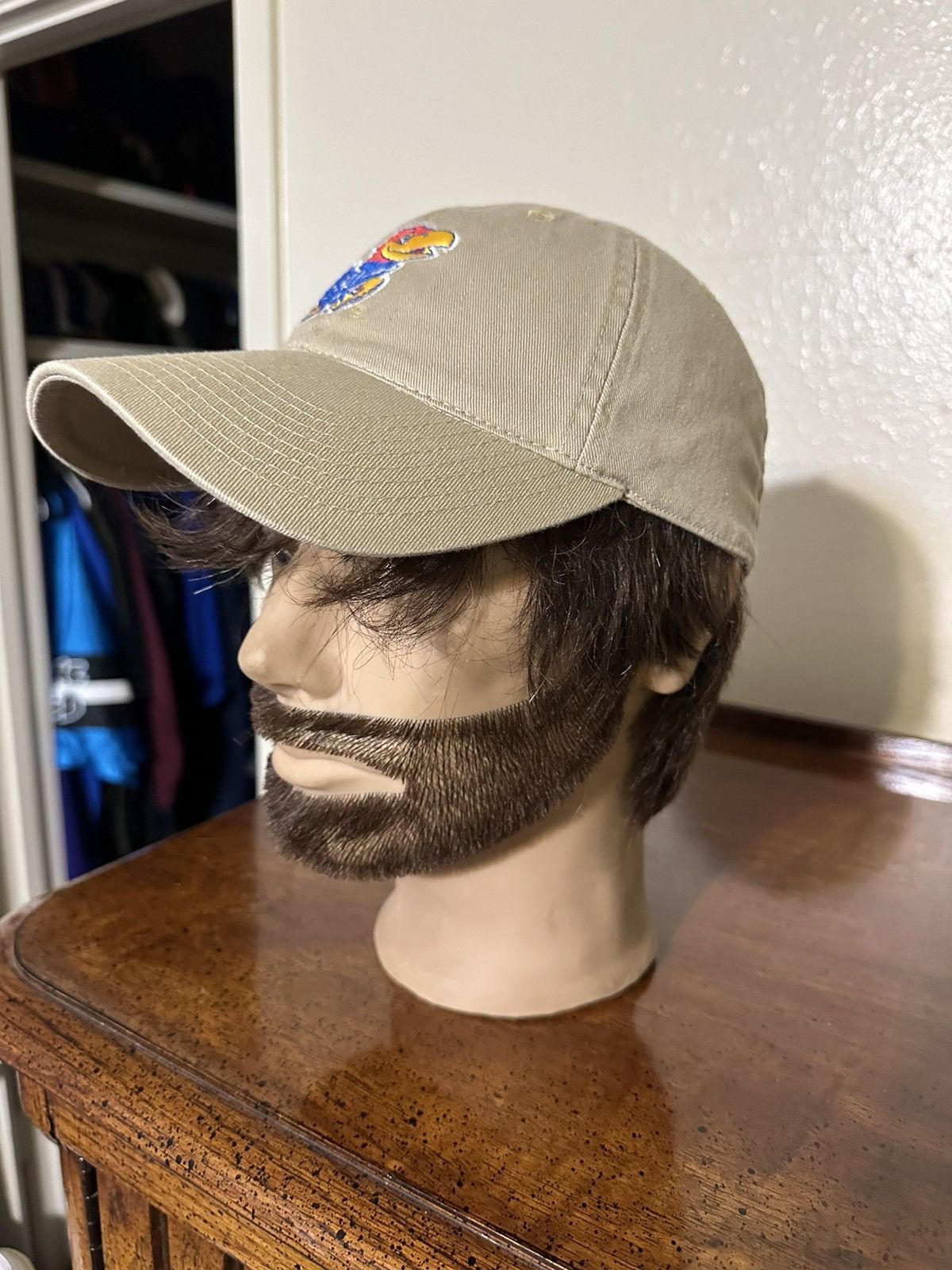 NCAA × Vintage Vintage NCAA Kansas Jayhawks university super red” hat 90s Size ONE SIZE - 6 Thumbnail