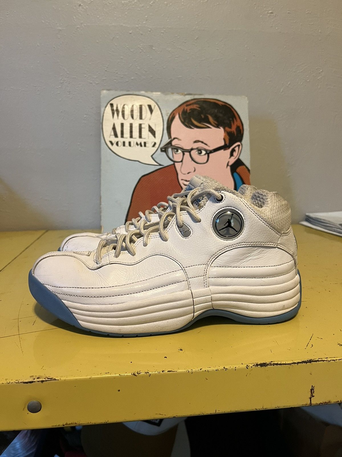 Jordan Brand × Nike Nike Air Jordan Jumpman Team 1 White University Blue UNC Size US 8 / EU 41 - 1 Thumbnail