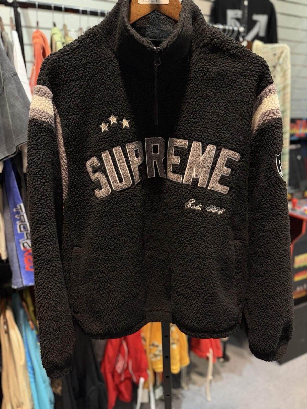 Supreme Supreme Arc Half Zip Fleece Pullover Size Medium Size US M / EU 48-50 / 2 - 5 Thumbnail