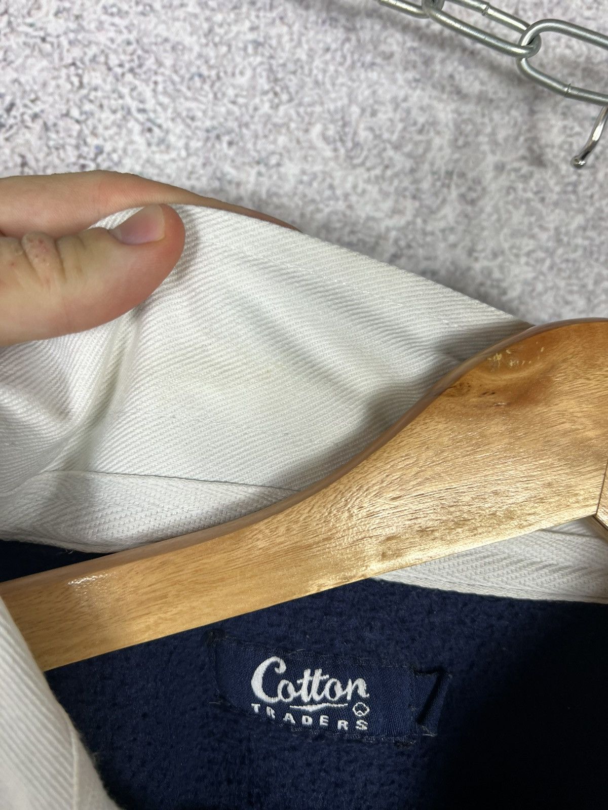 Cotton Traders Vintage Cotton Traders Fleece Rugby Shirt Y2K Sweatshirt Size US XL / EU 56 / 4 - 6 Thumbnail