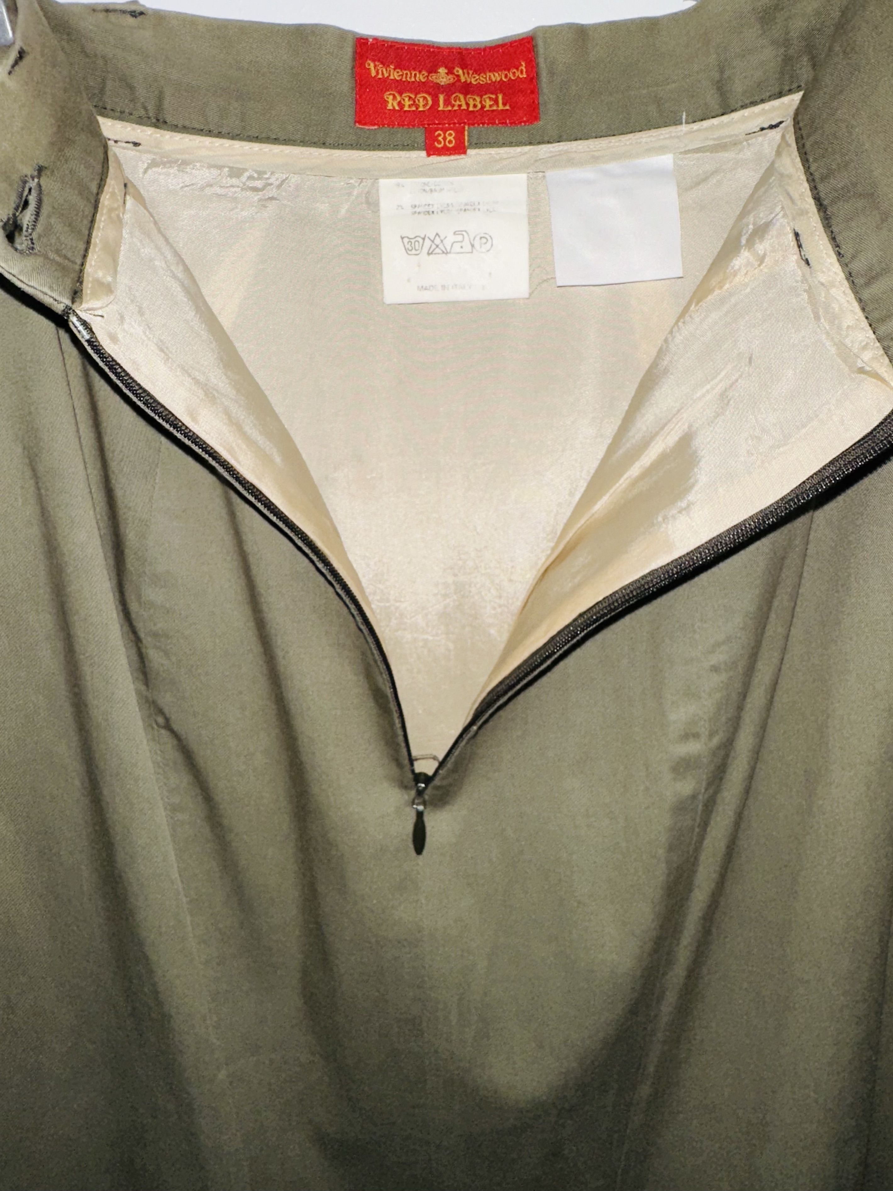 Vivienne Westwood VINTAGE VIVIENNE WESTWOOD SLIT FULL LENGTH SKIRT Size 24" / US 00 / IT 34 - 5 Thumbnail