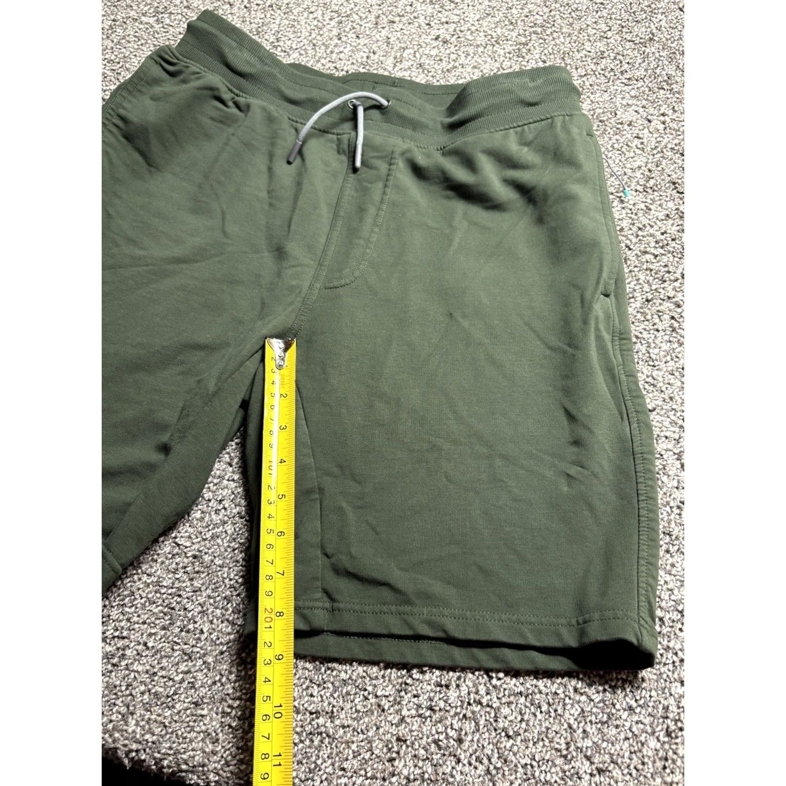 Vintage Myles Shorts Mens Medium Green Terry Lined 8” Inseam Snap Pocket Size US 31 - 4 Thumbnail