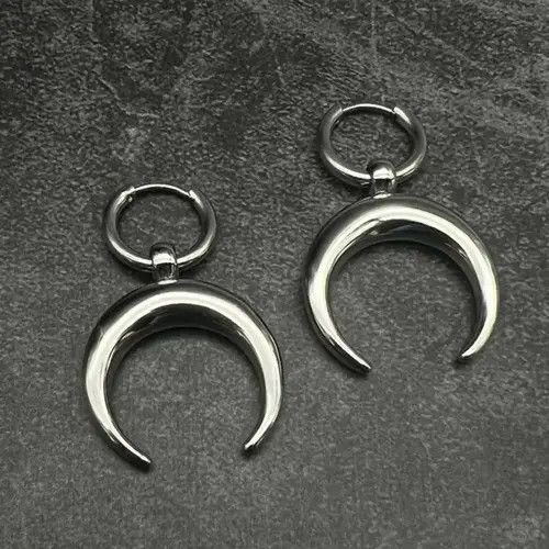 Other Harajuku Moon Hoop Earrings Size ONE SIZE - 2 Thumbnail