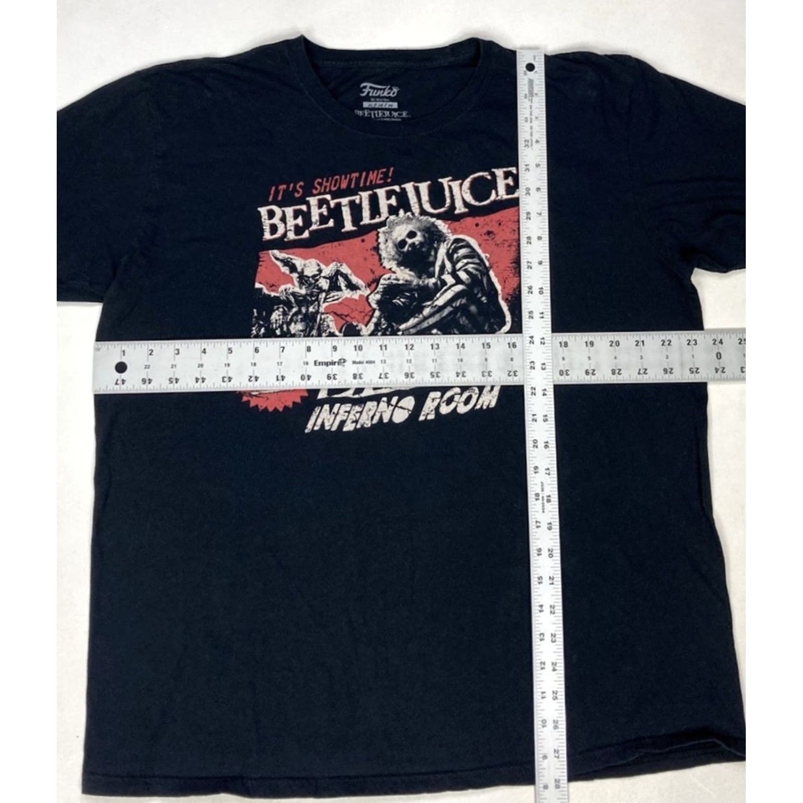 Vintage Funko Beetlejuice Graphic T-shirt Men XL Black Short Sleeve Size US XL / EU 56 / 4 - 5 Thumbnail