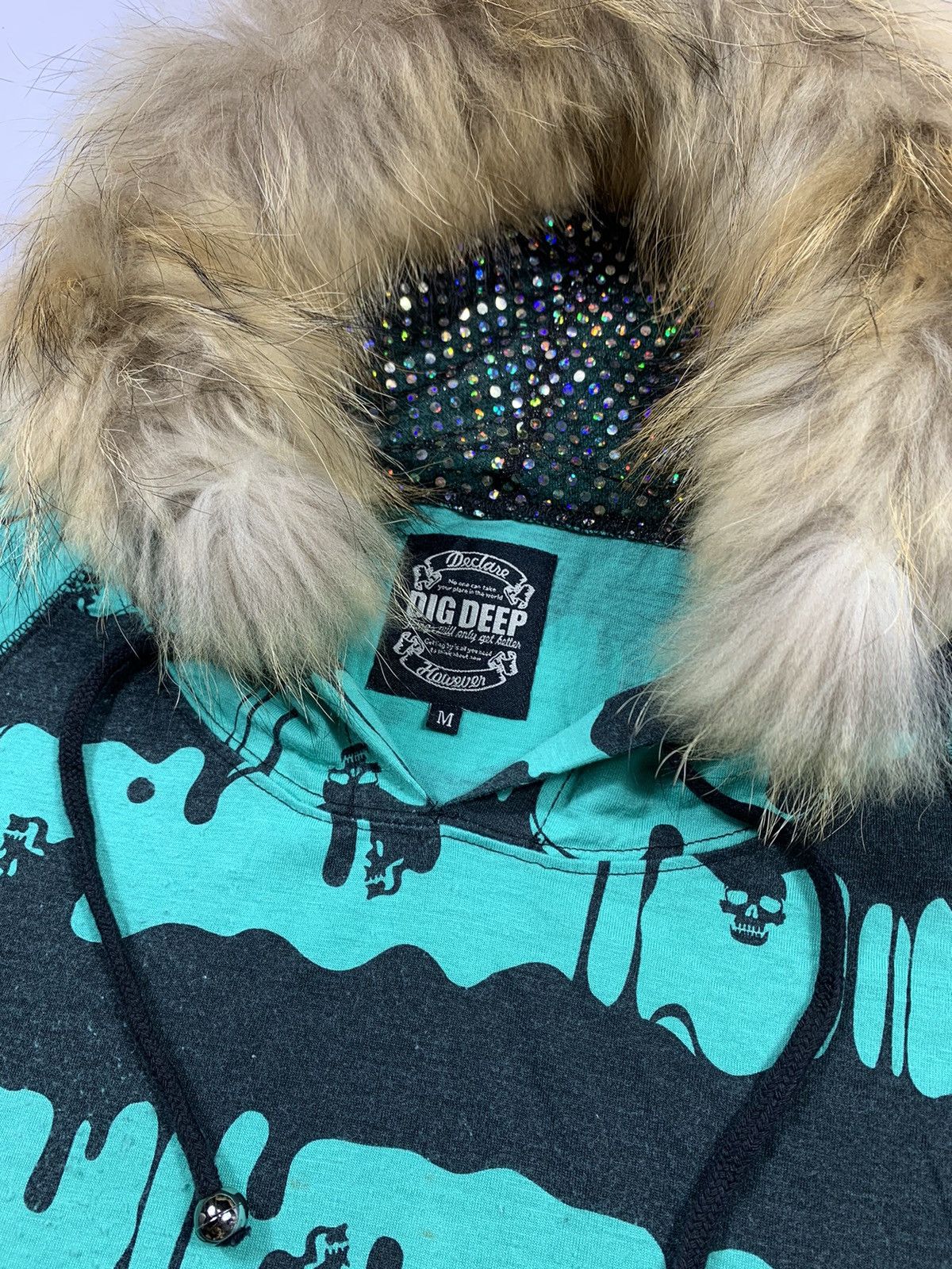 If Six Was Nine × Japanese Brand × Le Grande Bleu (L.G.B.) Dig Deep fur Skull Zip Hoodie lgb style Size US L / EU 52-54 / 3 - 3 Thumbnail