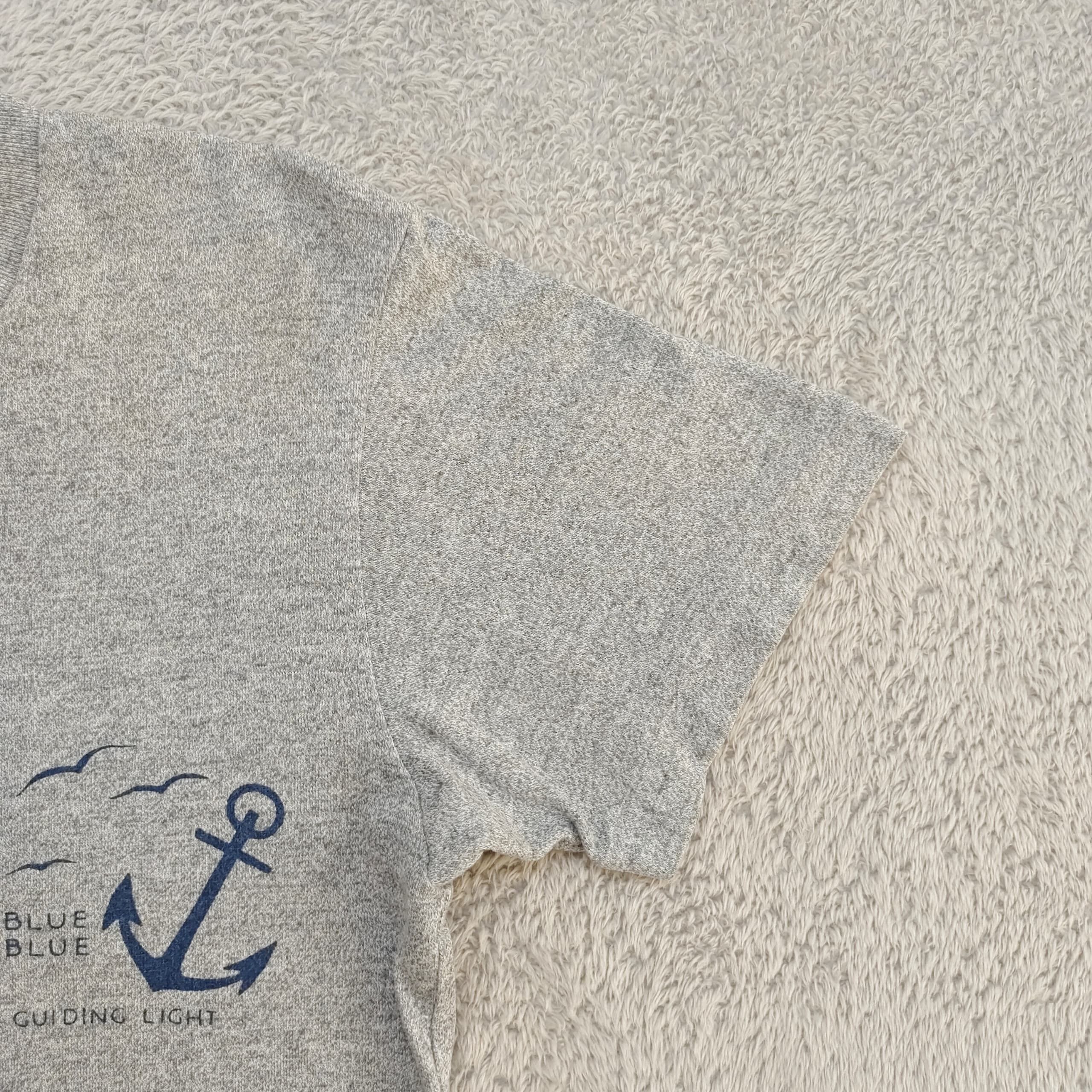 Blue Blue Japan Vintage Blue Blue Japan 7 SEAS Tee, Heather Gray XS Size US S / EU 44-46 / 1 - 7 Thumbnail