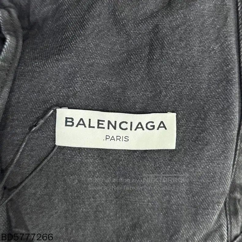 Balenciaga Balenciaga Black Denim Jacket. Size US XS / EU 42 / 0 - 4 Thumbnail