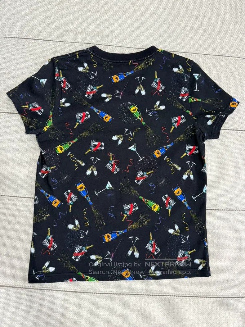 Balenciaga Balenciaga Champagne Print Short Sleeve Size US M / EU 48-50 / 2 - 2 Thumbnail