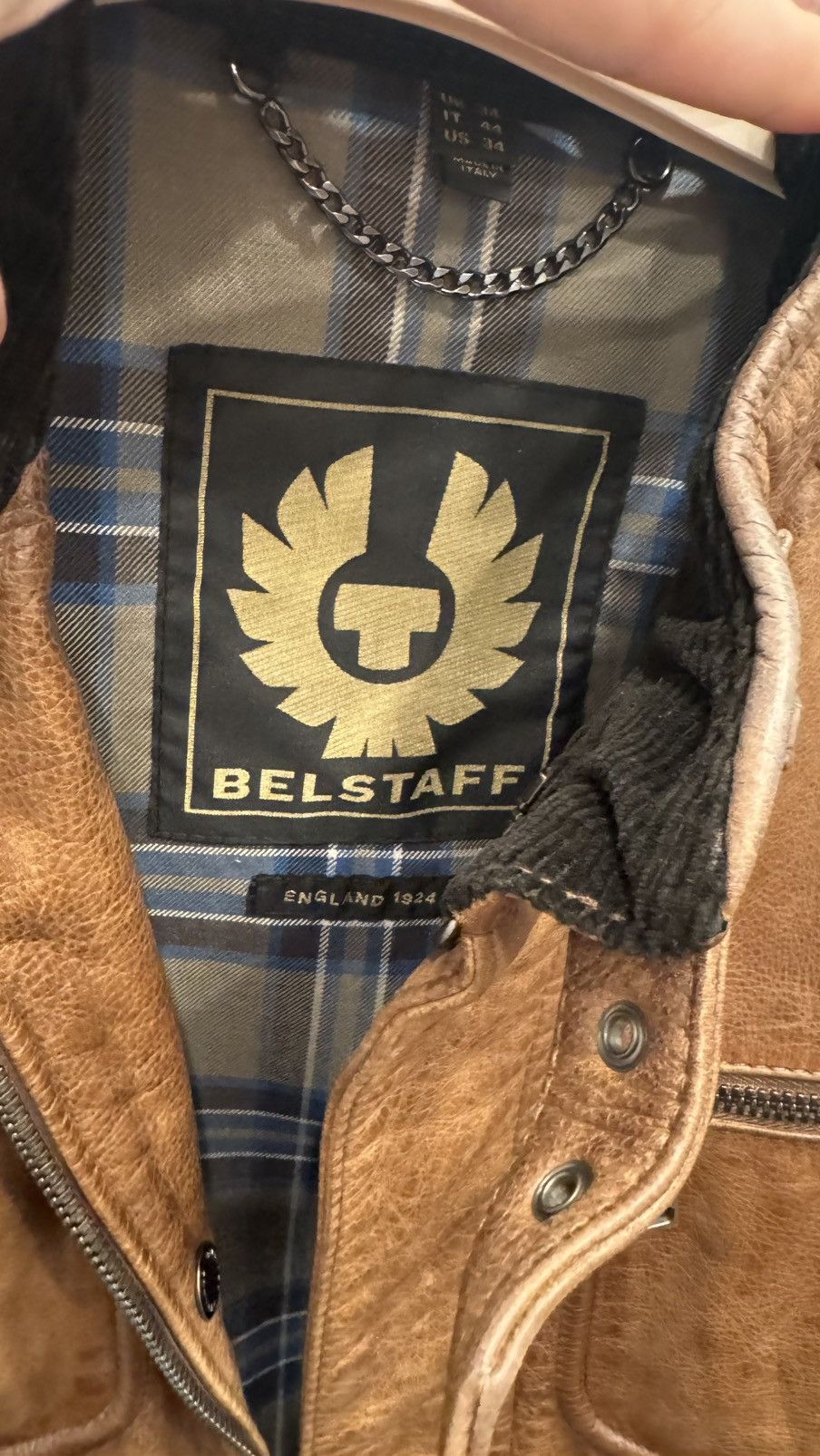 Belstaff Belstaff Brown Leather Biker Jacket Size US S / EU 44-46 / 1 - 3 Thumbnail