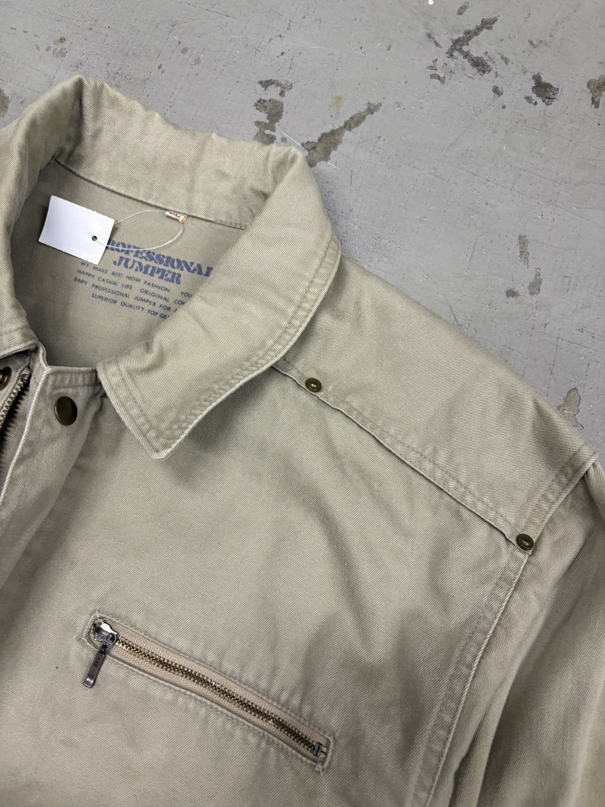 Vintage 1980s Vintage Work Jacket Professional Jumper Size US L / EU 52-54 / 3 - 5 Thumbnail