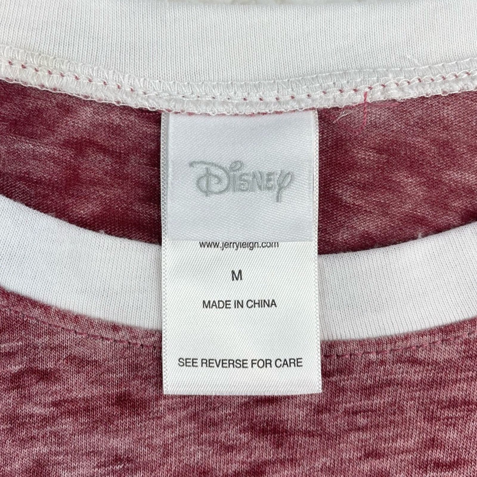Disney (NWT) DISNEY • Maroon/White Minnie Mouse Long Sleeve Shirt Size M / US 6-8 / IT 42-44 - 11 Thumbnail