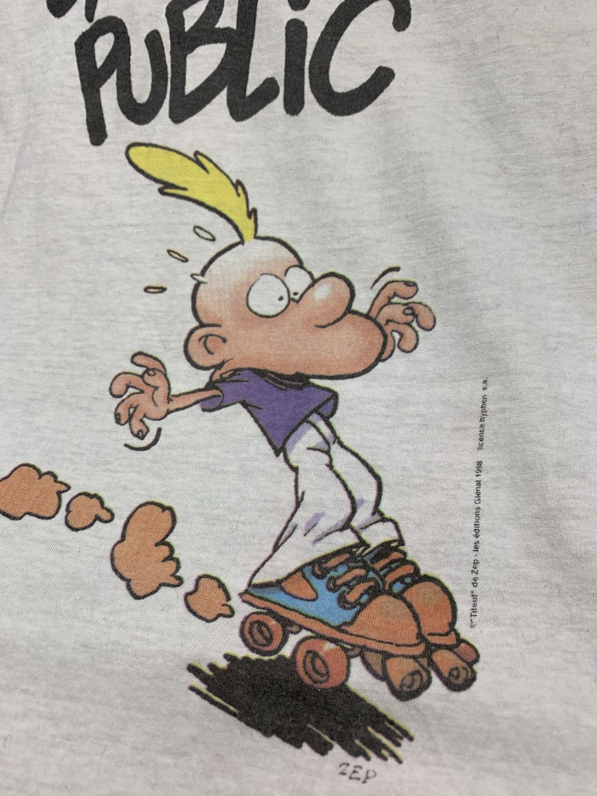 Vintage Danger public vintage 1998 t-shirt Single L-Xl sz Size US L / EU 52-54 / 3 - 3 Thumbnail