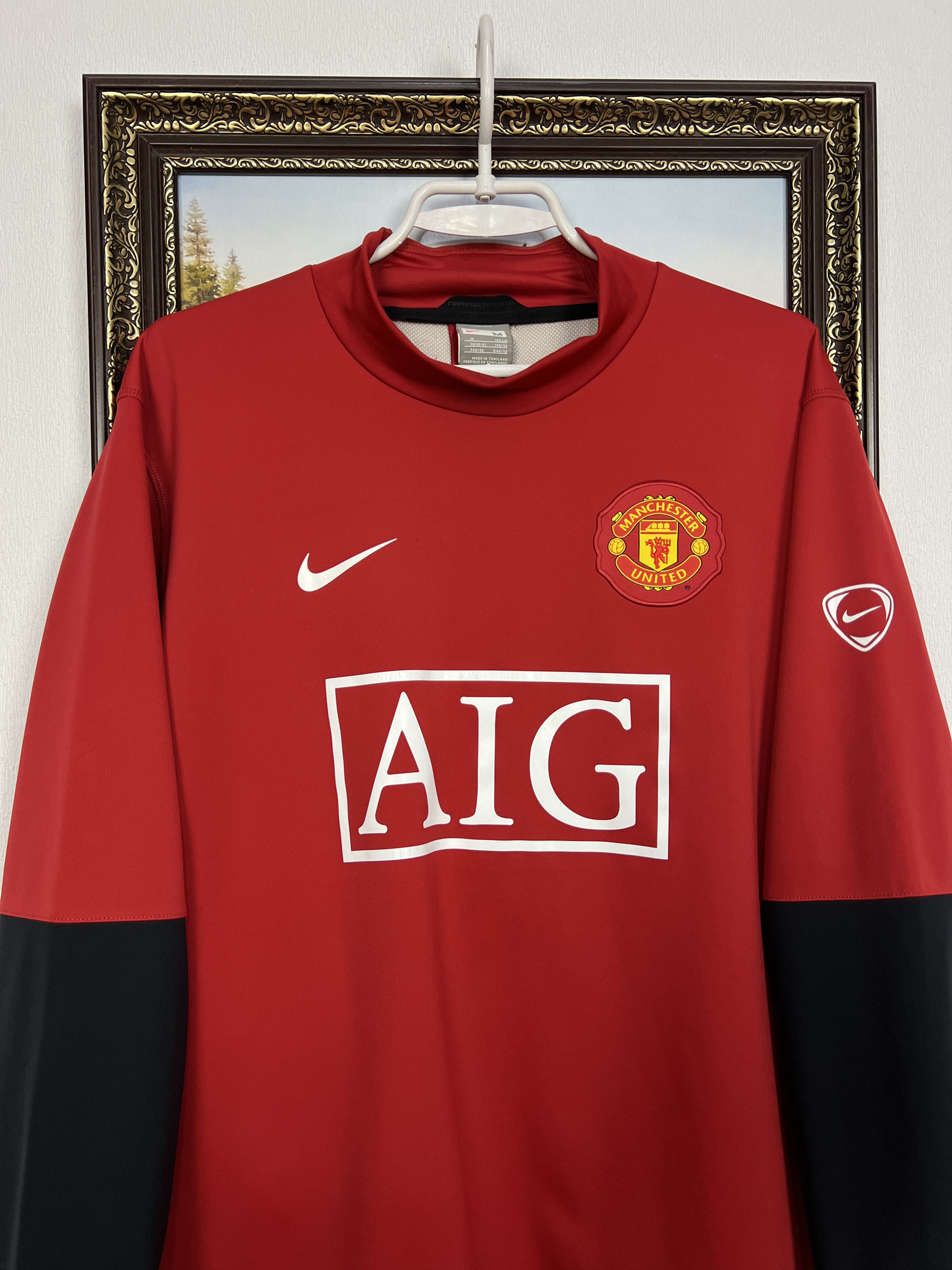 Nike AIG Manchester United Football Train Sweatshirt Track Top Size US M / EU 48-50 / 2 - 2 Thumbnail