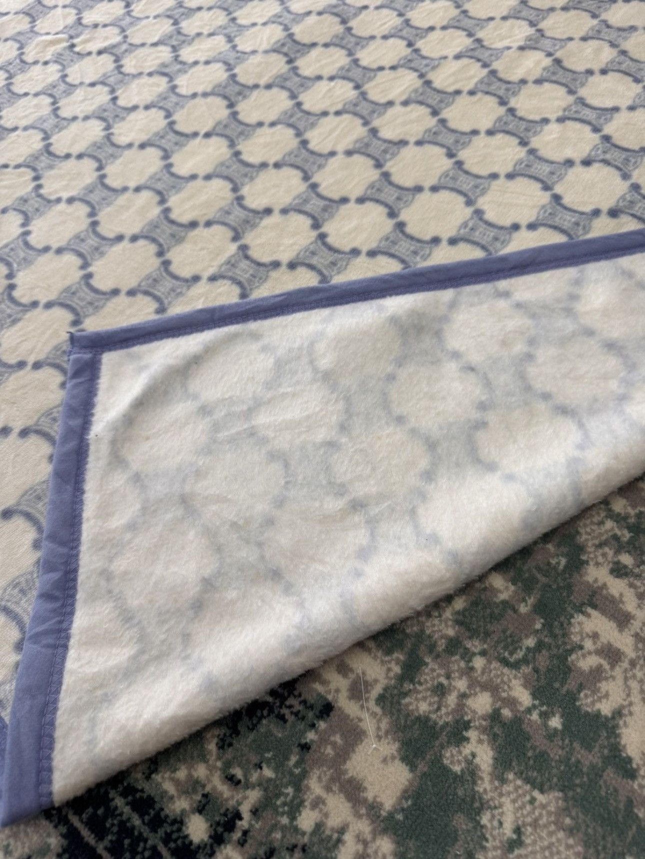 Celine CELINE BIG MONOGRAM FLUFFY BLANKET MAT Size ONE SIZE - 7 Thumbnail