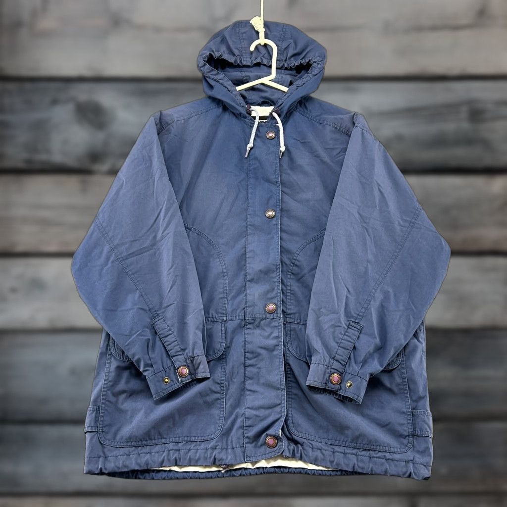 Vintage VINTAGE Pacific Trail Jacket Mens M Blue Hooded Full Zip Snap Sun Faded 80s 90s Size US M / EU 48-50 / 2 - 1 Thumbnail
