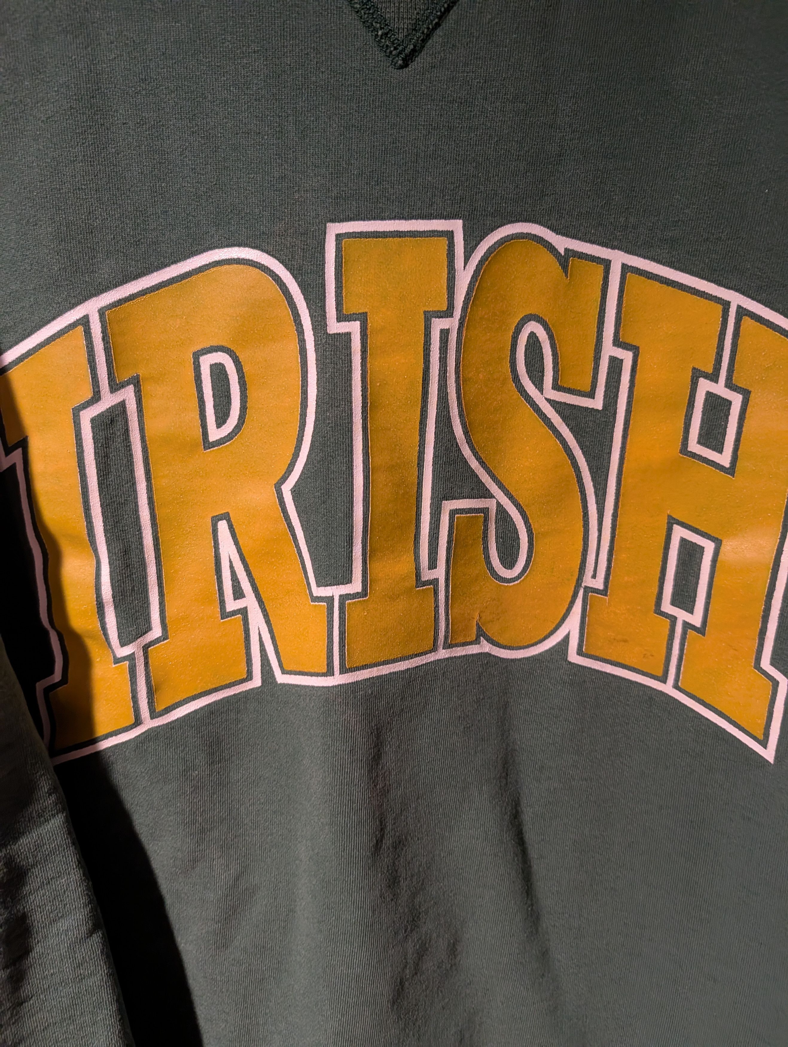 Russell Athletic Vtg Russell Athletic Irish Sweatshirt XL Pro Cotton Made USA Size US XL / EU 56 / 4 - 2 Thumbnail