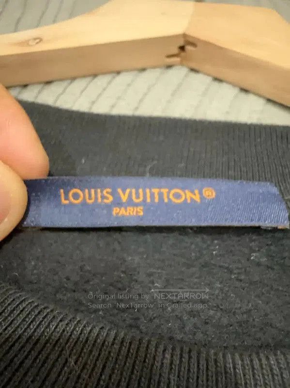 Louis Vuitton Louis Vuitton Black XXXL Men's Sweatshirt . Size US XXL / EU 58 / 5 - 4 Thumbnail