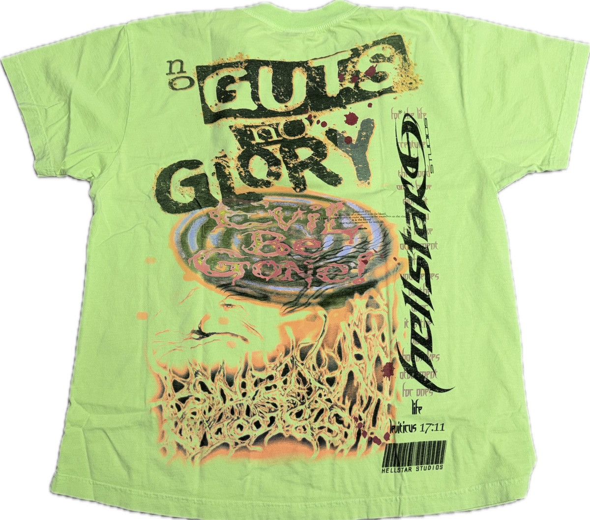 HELLSTAR Hellstar No Guts No Glory T-shirt Size US M / EU 48-50 / 2 - 3 Thumbnail